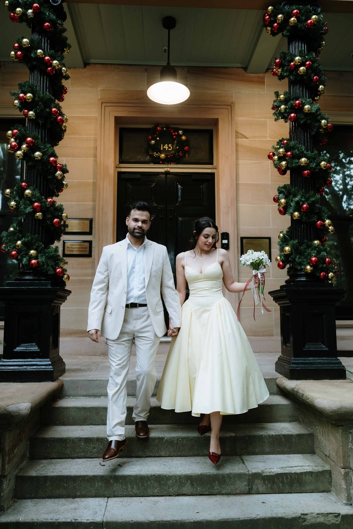 SUNREET AND PAVANAH (Pre-wedding photoshoot at the Martin Place, Royal Botanic Gardens and Conservatorium of Music Sydney)