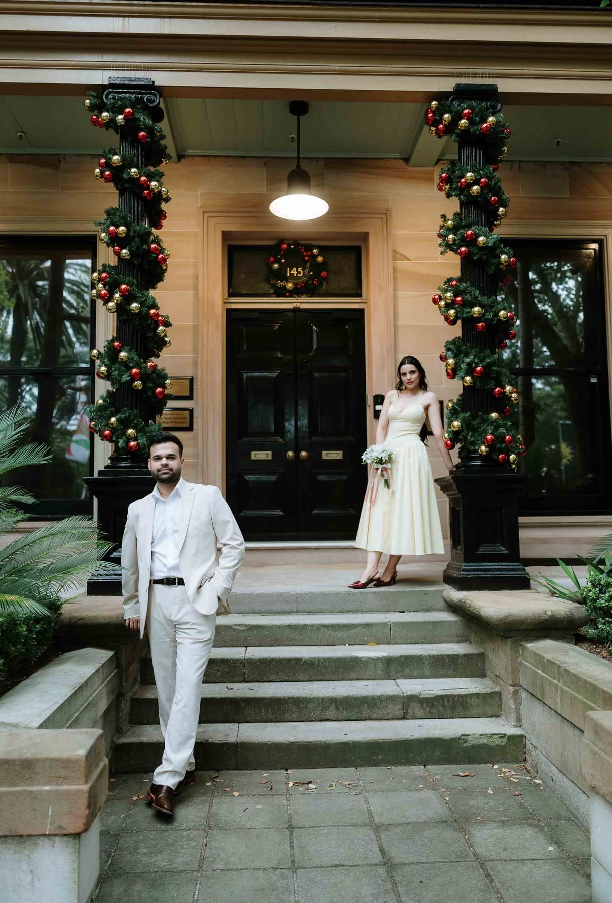 SUNREET AND PAVANAH (Pre-wedding photoshoot at the Martin Place, Royal Botanic Gardens and Conservatorium of Music Sydney)