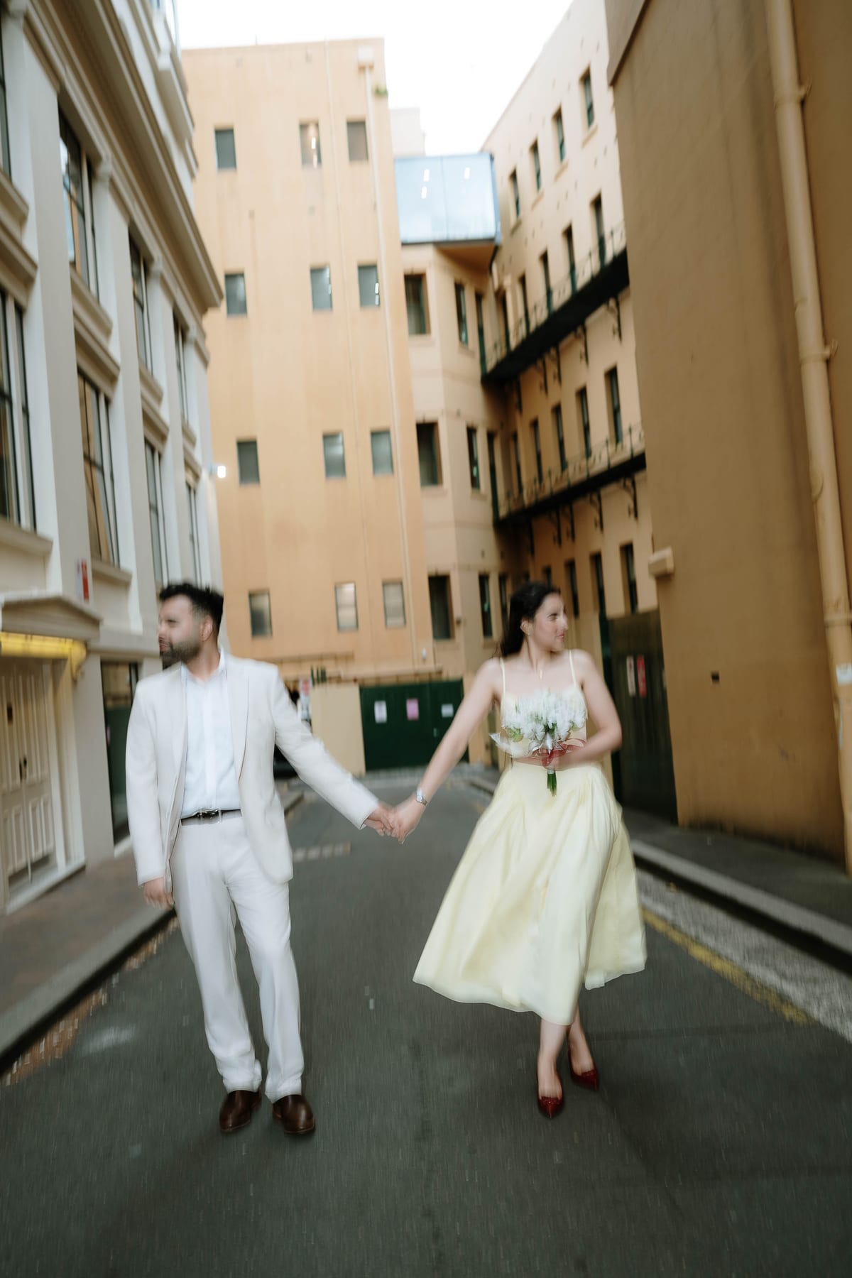 SUNREET AND PAVANAH (Pre-wedding photoshoot at the Martin Place, Royal Botanic Gardens and Conservatorium of Music Sydney)