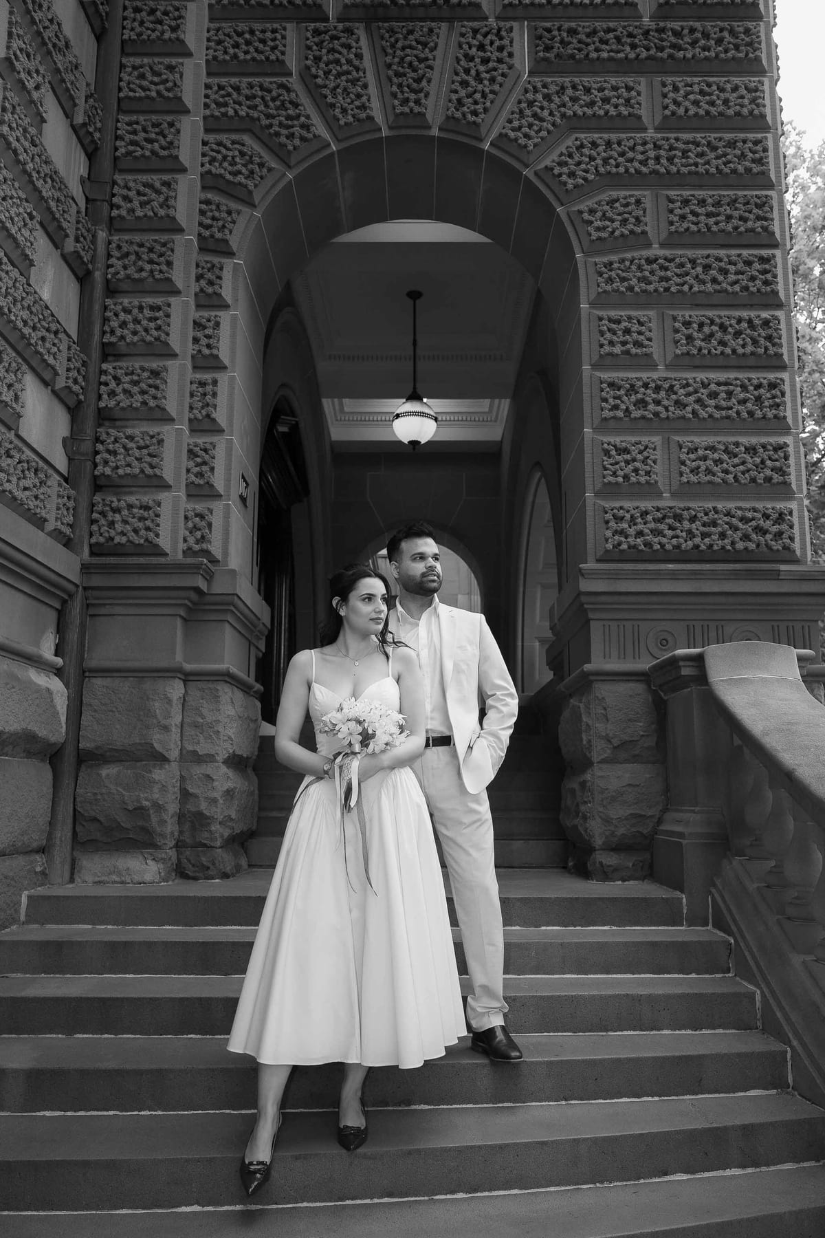 SUNREET AND PAVANAH (Pre-wedding photoshoot at the Martin Place, Royal Botanic Gardens and Conservatorium of Music Sydney)