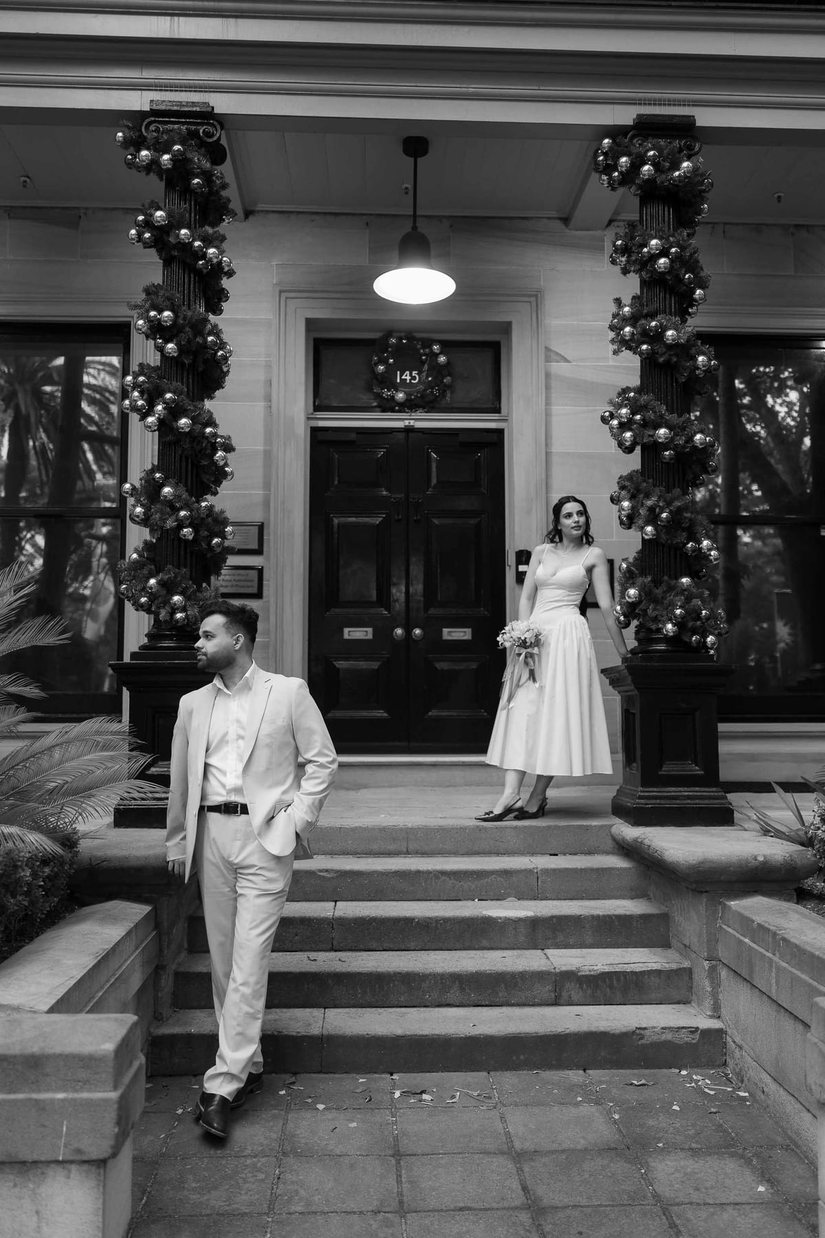 SUNREET AND PAVANAH (Pre-wedding photoshoot at the Martin Place, Royal Botanic Gardens and Conservatorium of Music Sydney)