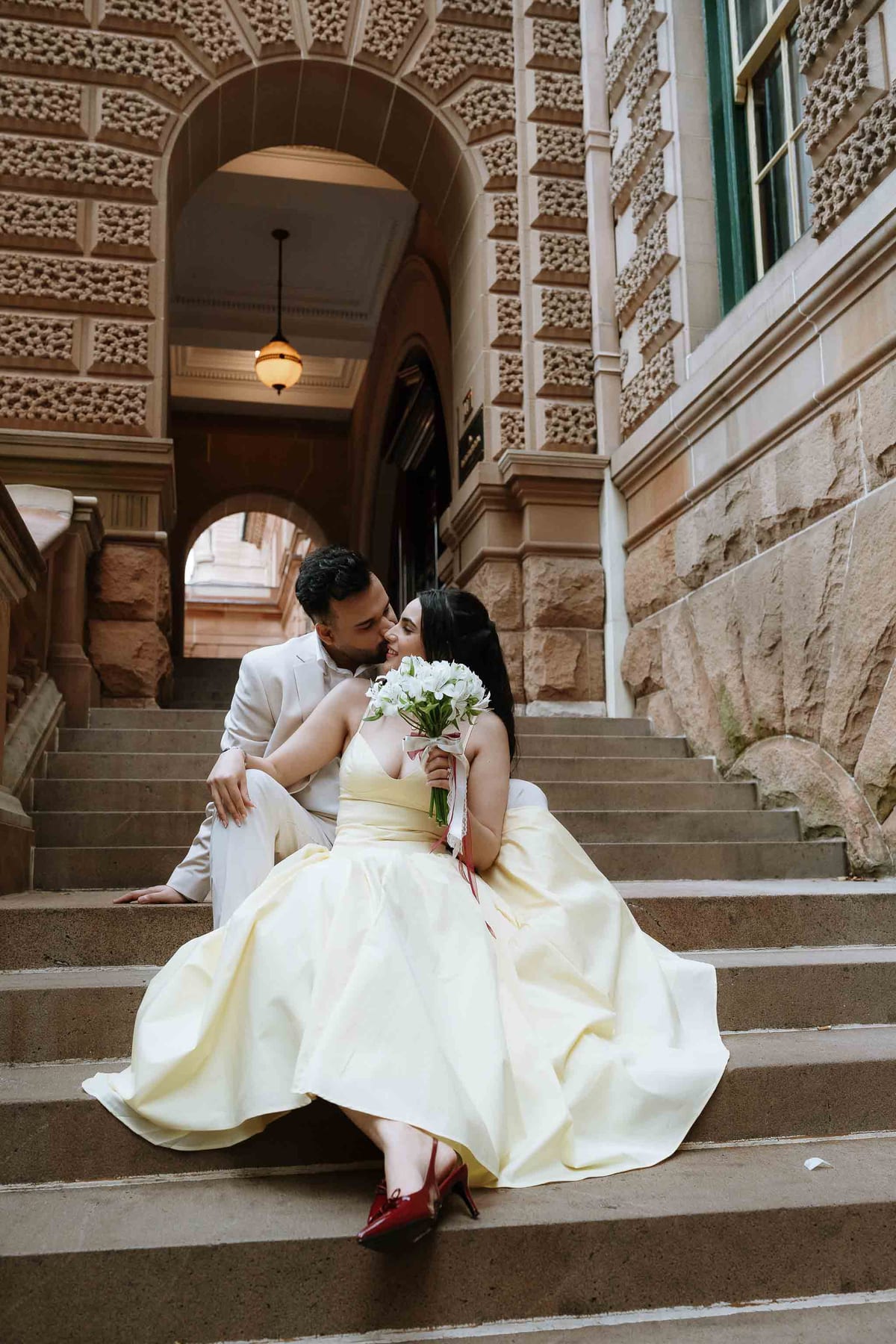 SUNREET AND PAVANAH (Pre-wedding photoshoot at the Martin Place, Royal Botanic Gardens and Conservatorium of Music Sydney)