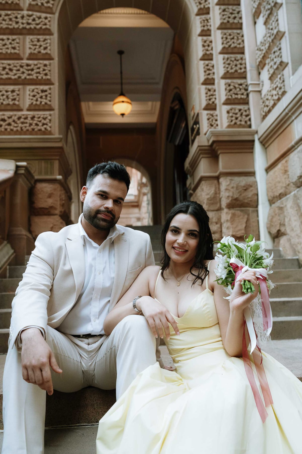 SUNREET AND PAVANAH (Pre-wedding photoshoot at the Martin Place, Royal Botanic Gardens and Conservatorium of Music Sydney)