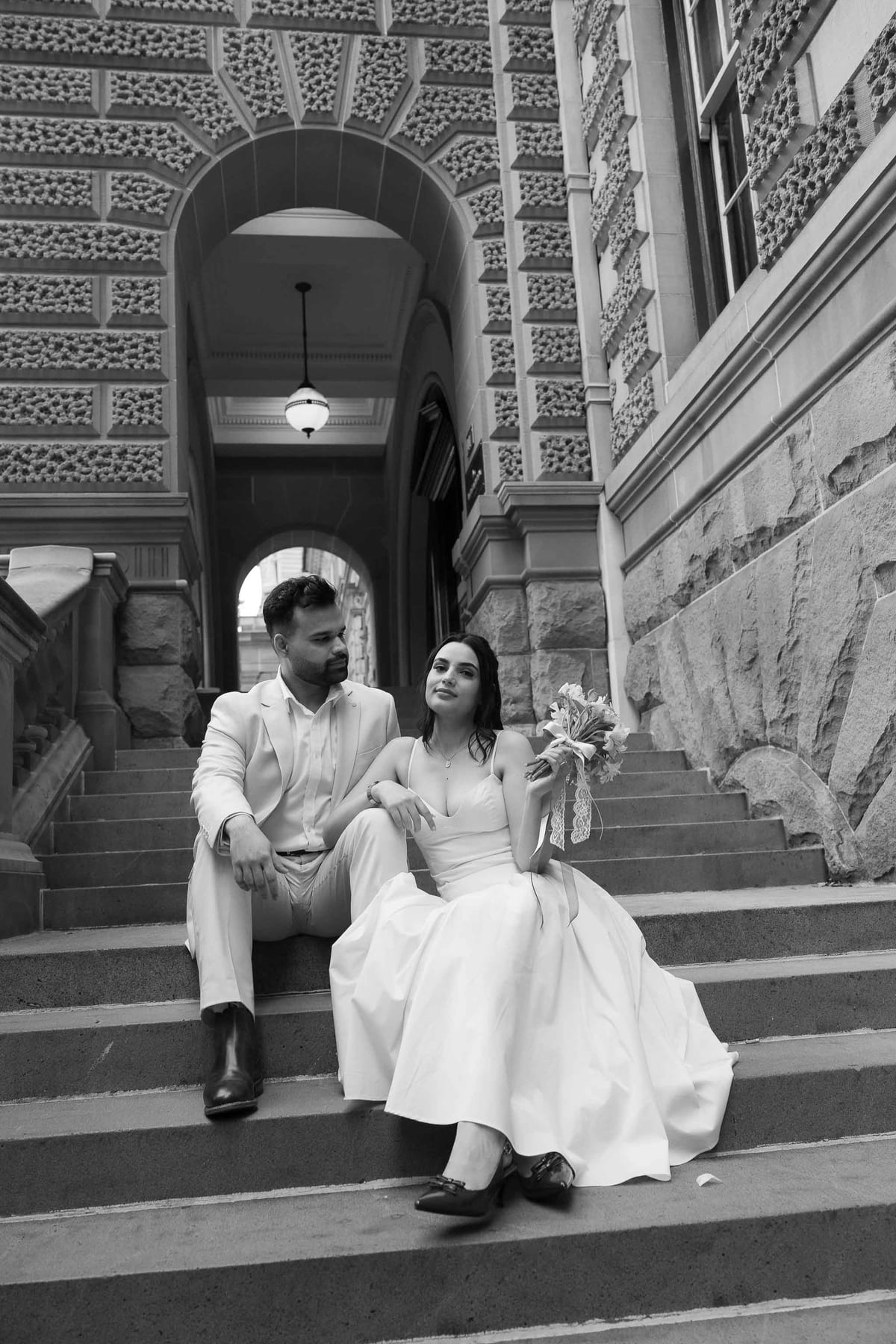 SUNREET AND PAVANAH (Pre-wedding photoshoot at the Martin Place, Royal Botanic Gardens and Conservatorium of Music Sydney)