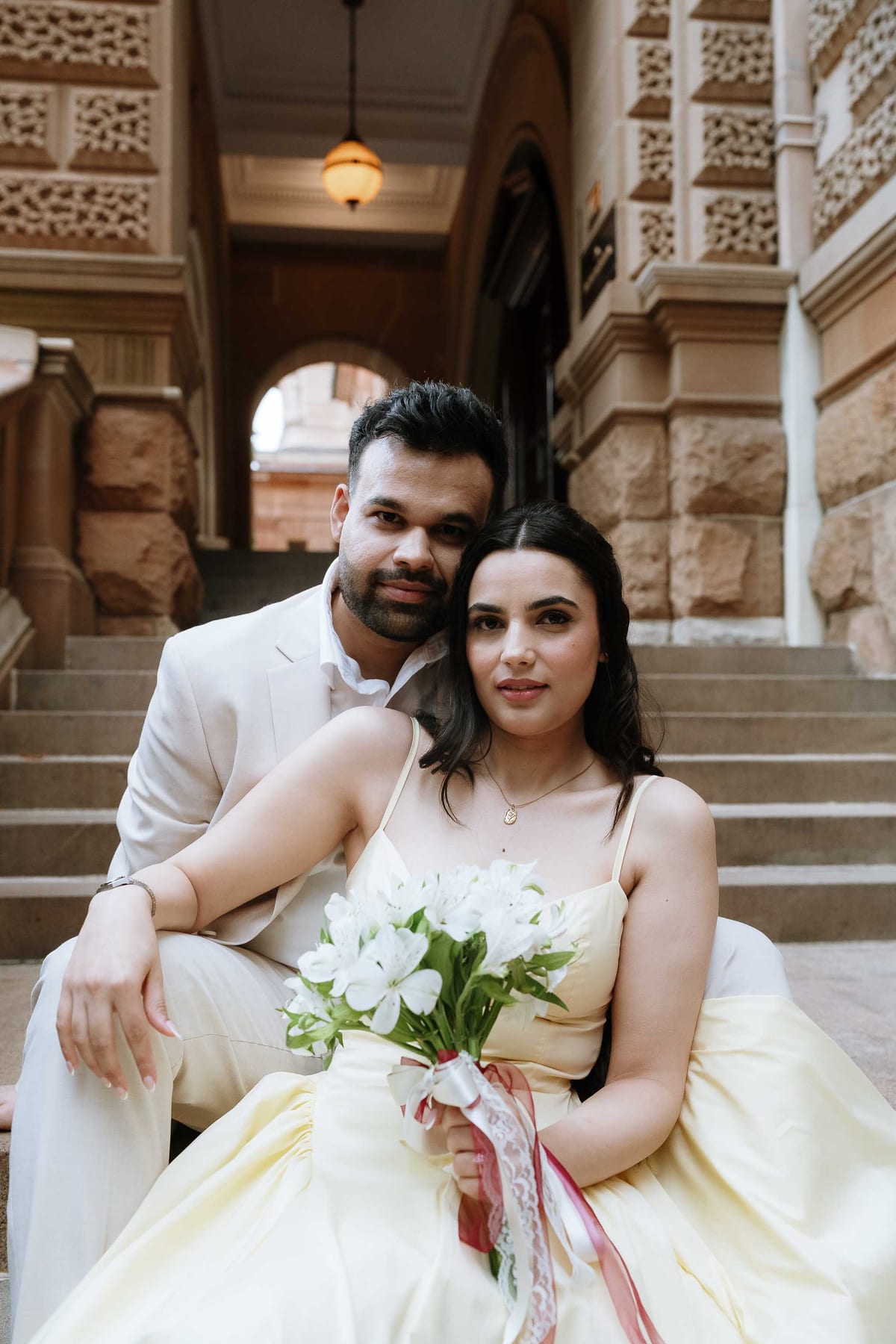SUNREET AND PAVANAH (Pre-wedding photoshoot at the Martin Place, Royal Botanic Gardens and Conservatorium of Music Sydney)