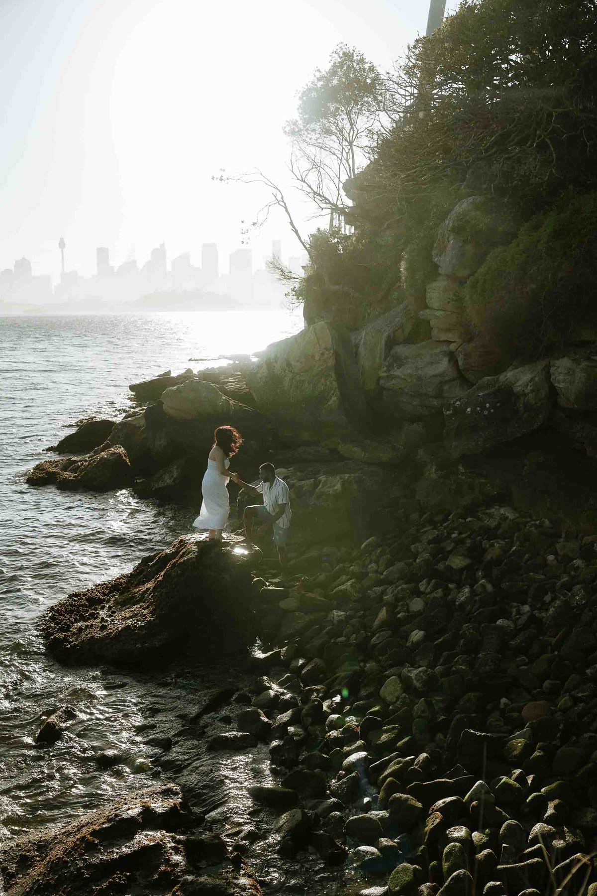 STEPHANIE AND SHANIL (Pre-wedding photoshoot at the Bradleys head, Mosman, North Sydney)