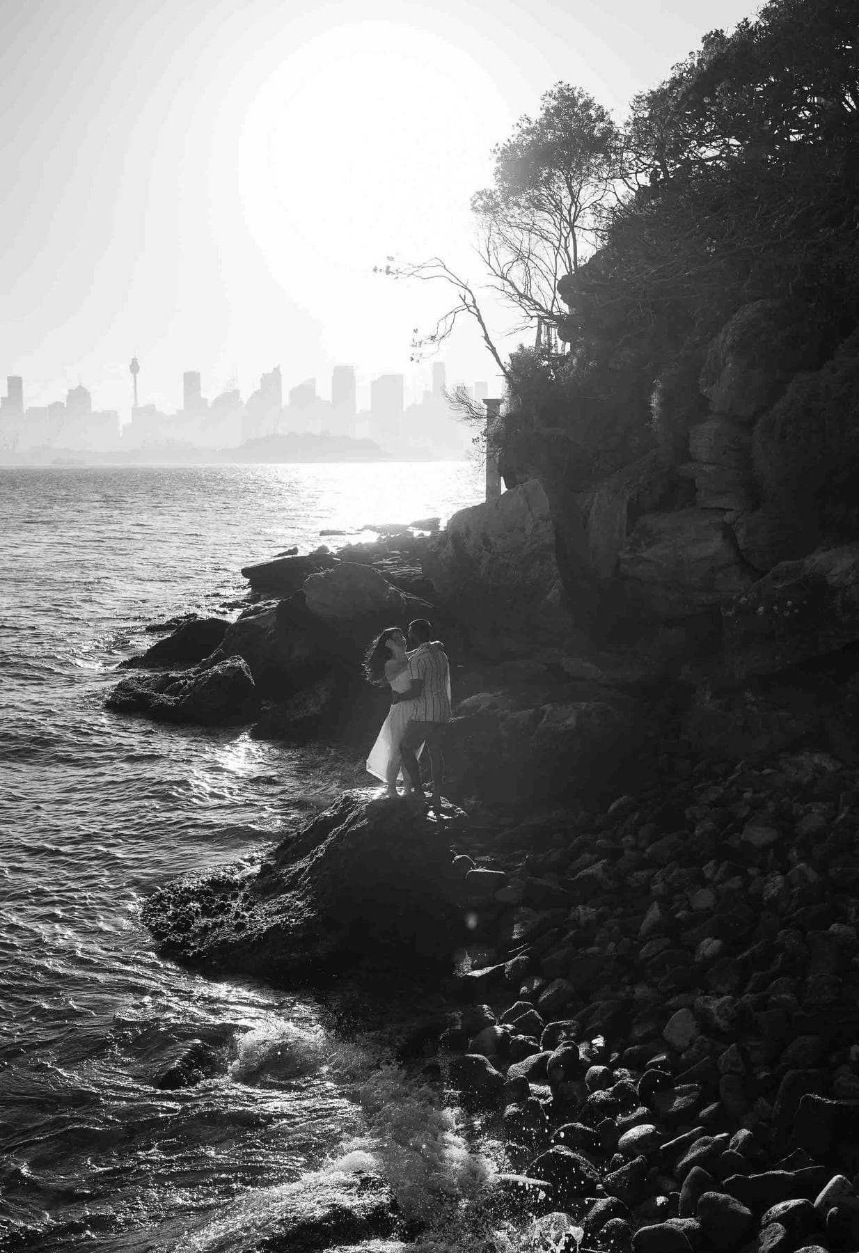 STEPHANIE AND SHANIL (Pre-wedding photoshoot at the Bradleys head, Mosman, North Sydney)