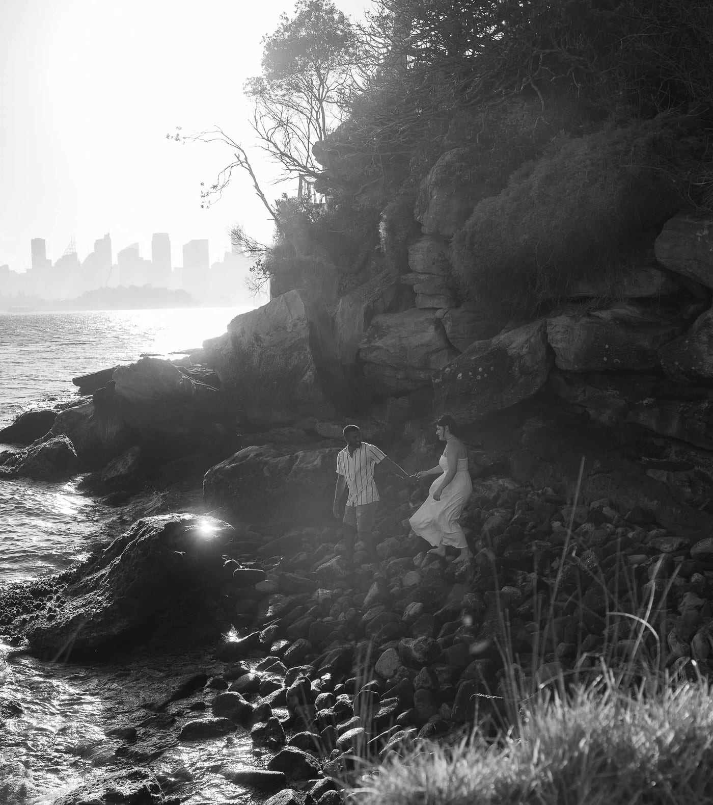 STEPHANIE AND SHANIL (Pre-wedding photoshoot at the Bradleys head, Mosman, North Sydney)