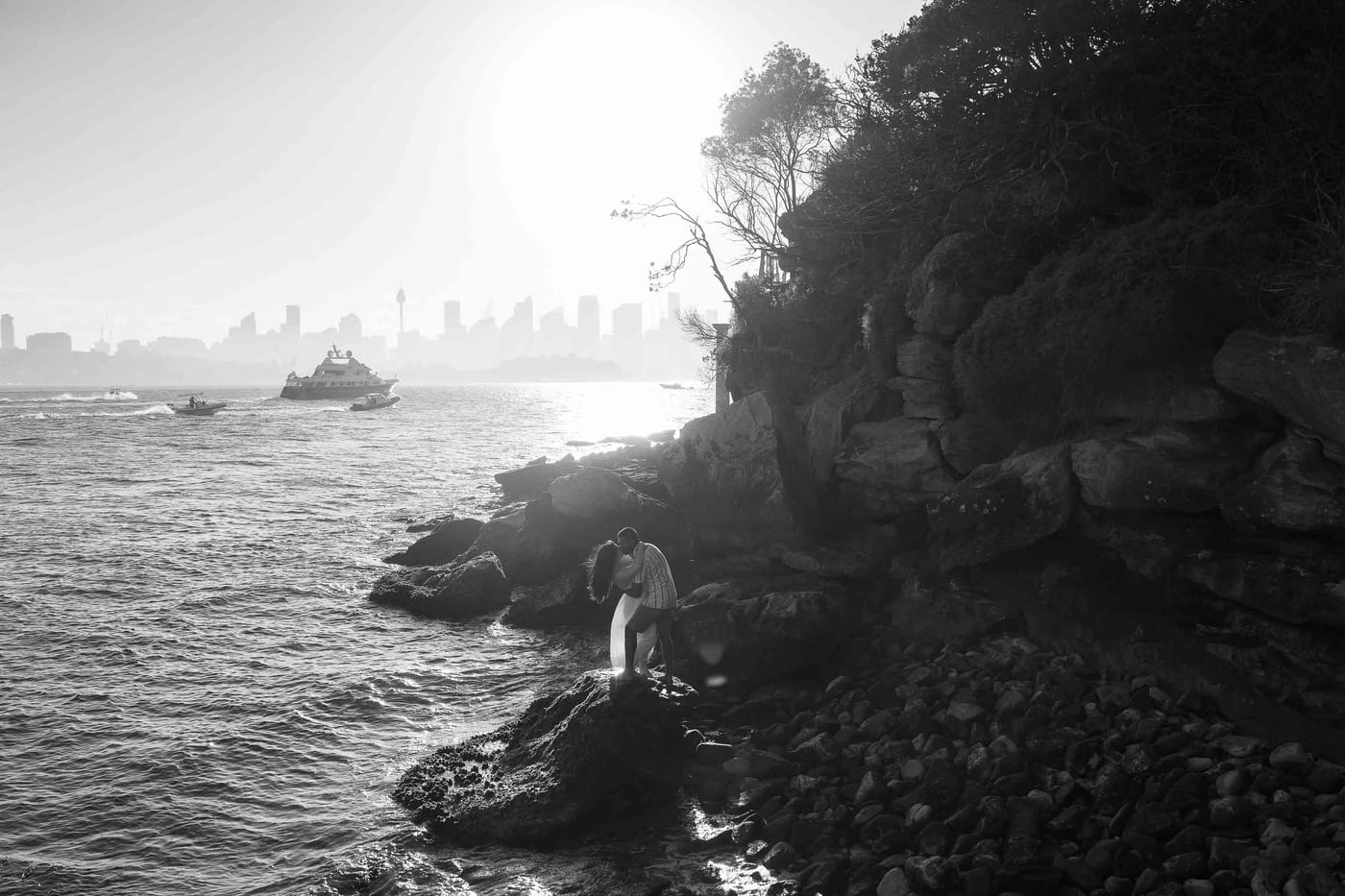 STEPHANIE AND SHANIL (Pre-wedding photoshoot at the Bradleys head, Mosman, North Sydney)