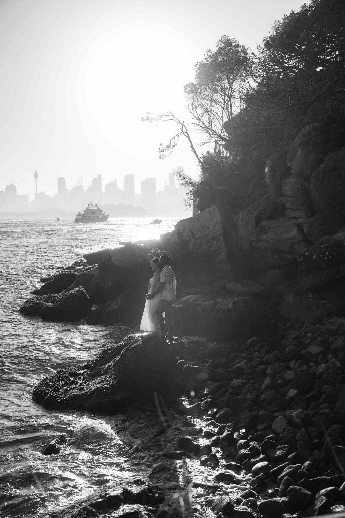 STEPHANIE AND SHANIL (Pre-wedding photoshoot at the Bradleys head, Mosman, North Sydney)