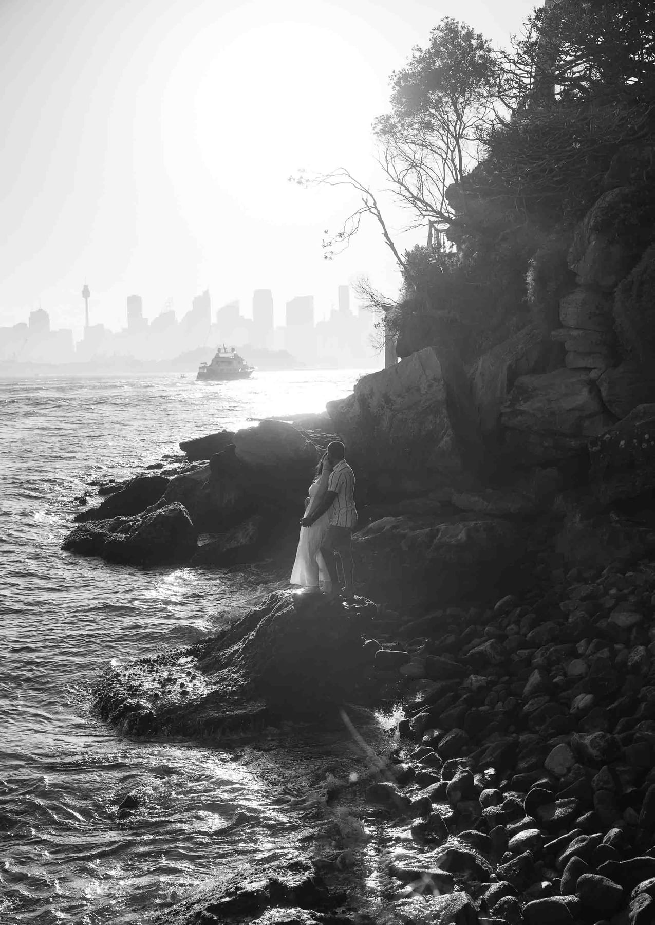 STEPHANIE AND SHANIL (Pre-wedding photoshoot at the Bradleys head, Mosman, North Sydney)