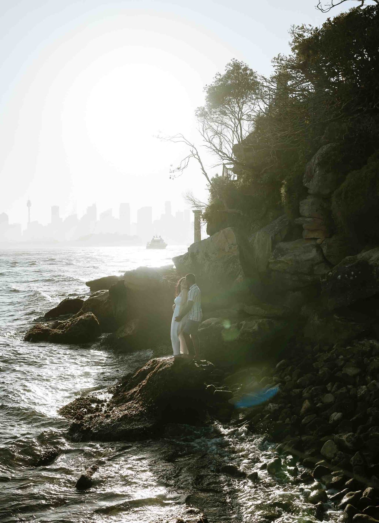 STEPHANIE AND SHANIL (Pre-wedding photoshoot at the Bradleys head, Mosman, North Sydney)