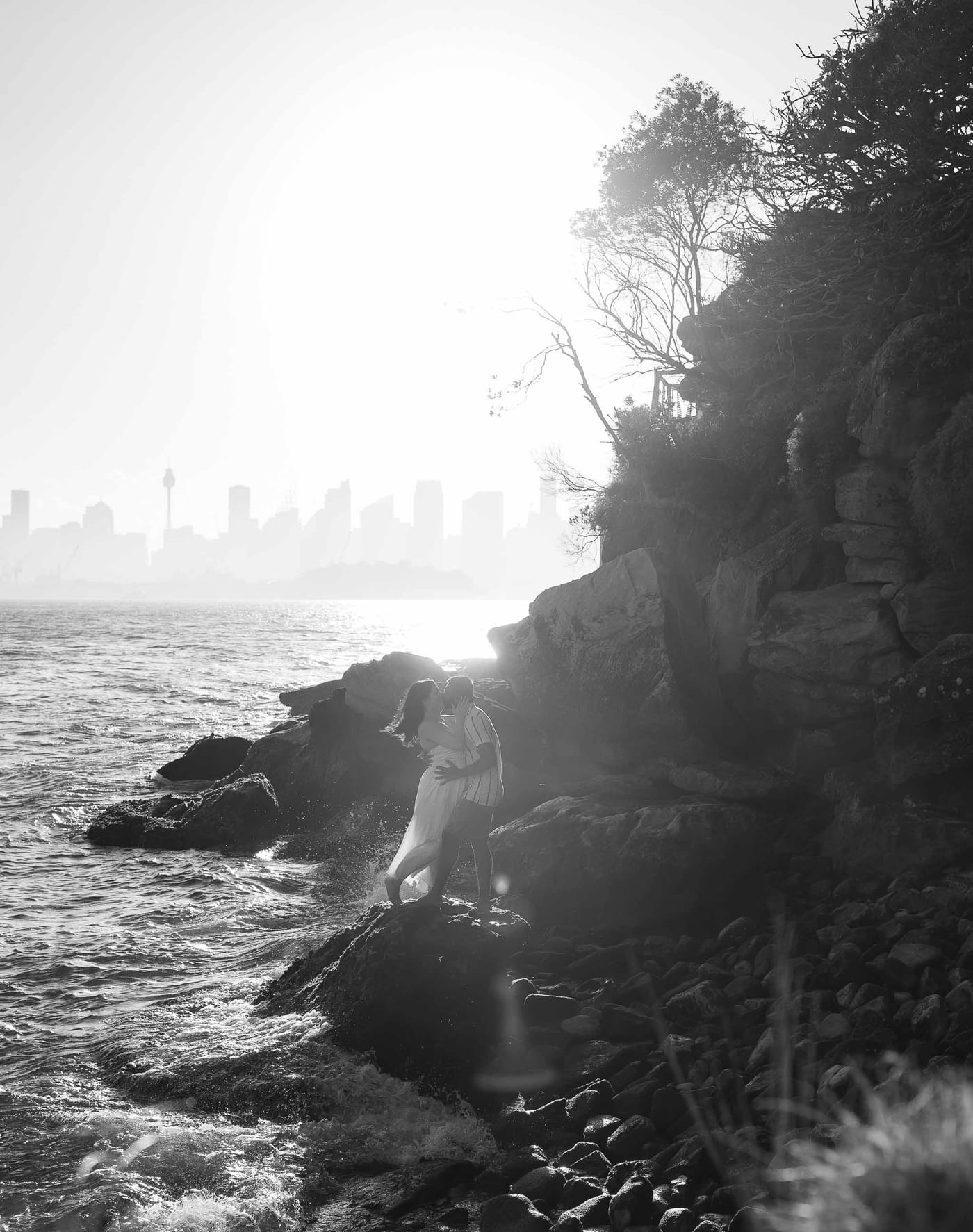 STEPHANIE AND SHANIL (Pre-wedding photoshoot at the Bradleys head, Mosman, North Sydney)