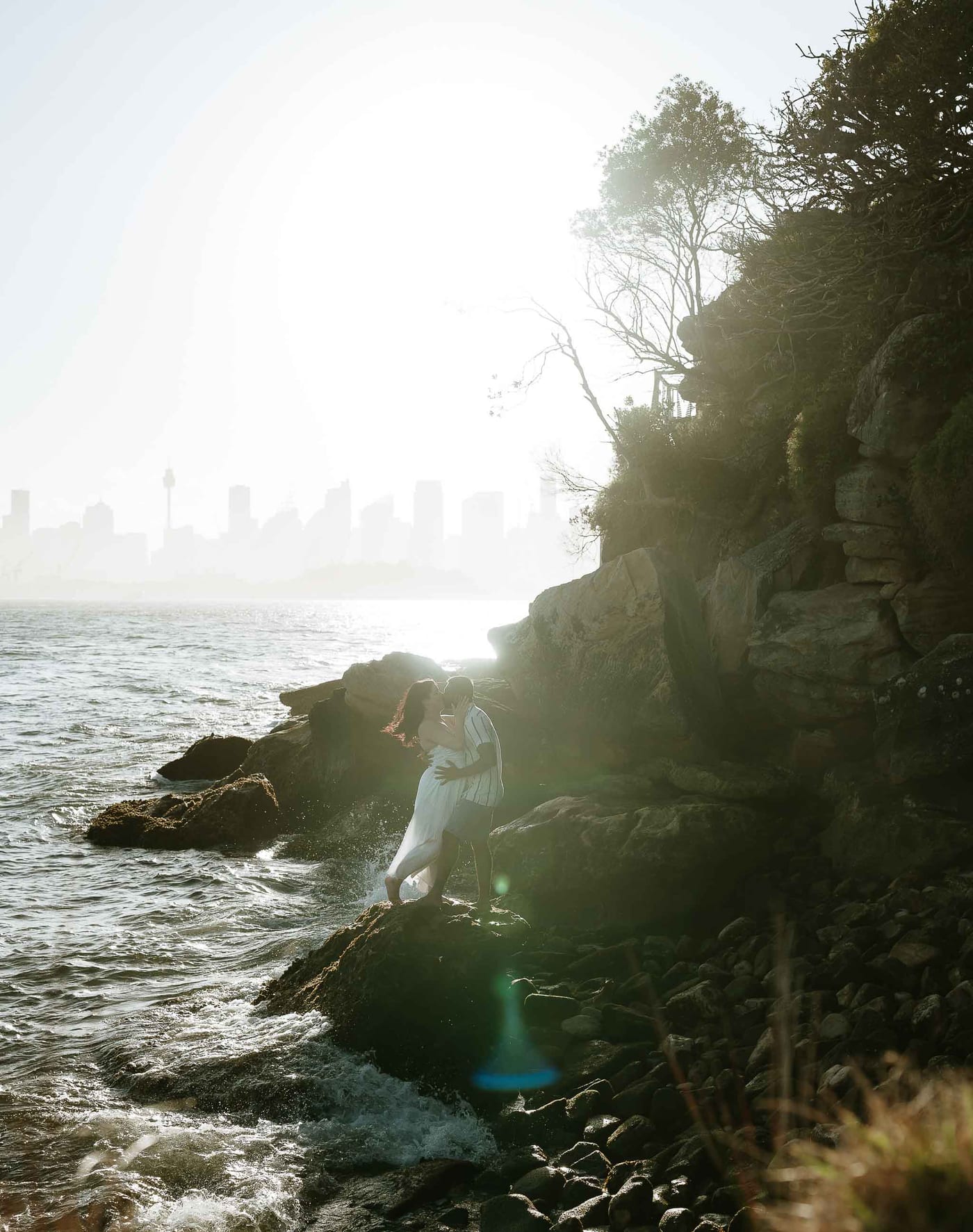 STEPHANIE AND SHANIL (Pre-wedding photoshoot at the Bradleys head, Mosman, North Sydney)