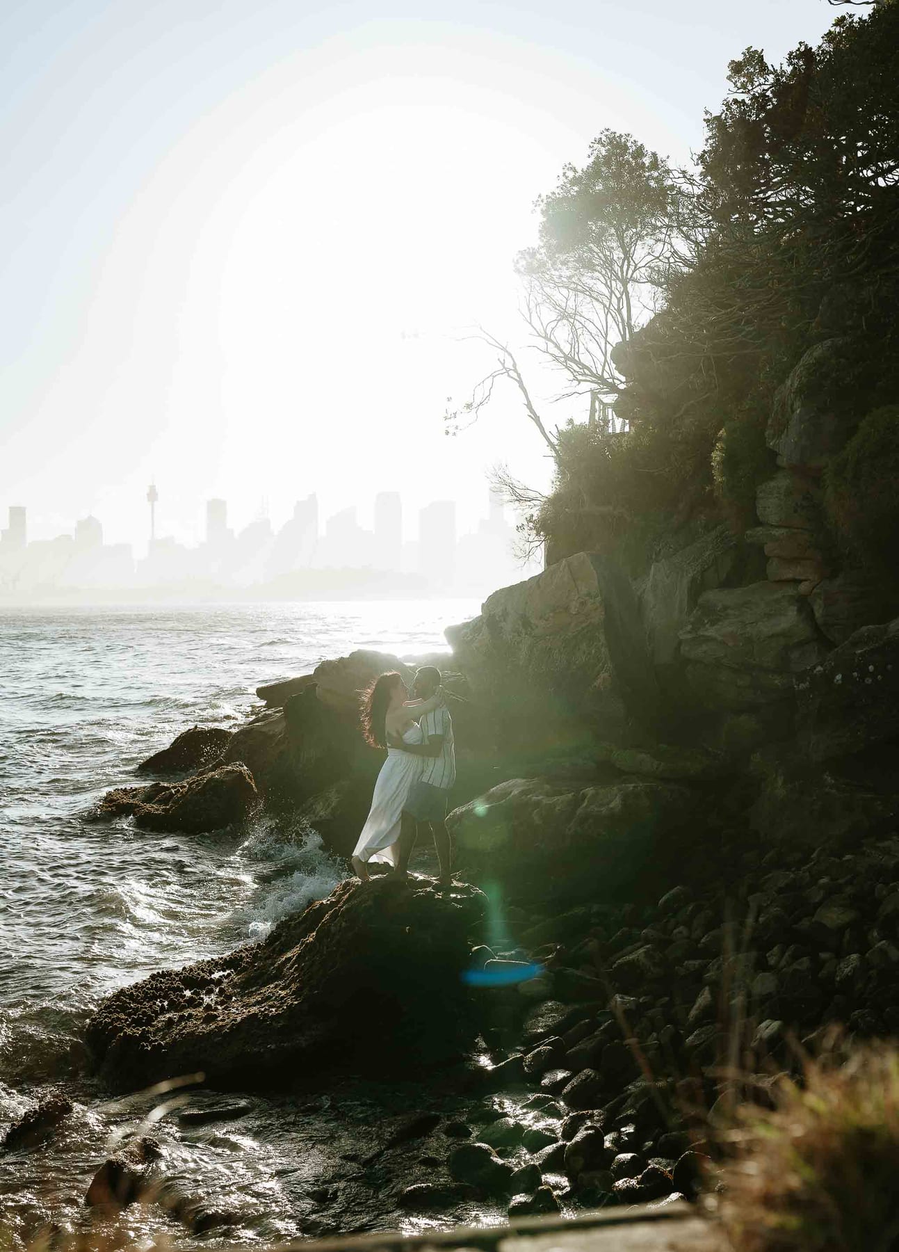 STEPHANIE AND SHANIL (Pre-wedding photoshoot at the Bradleys head, Mosman, North Sydney)
