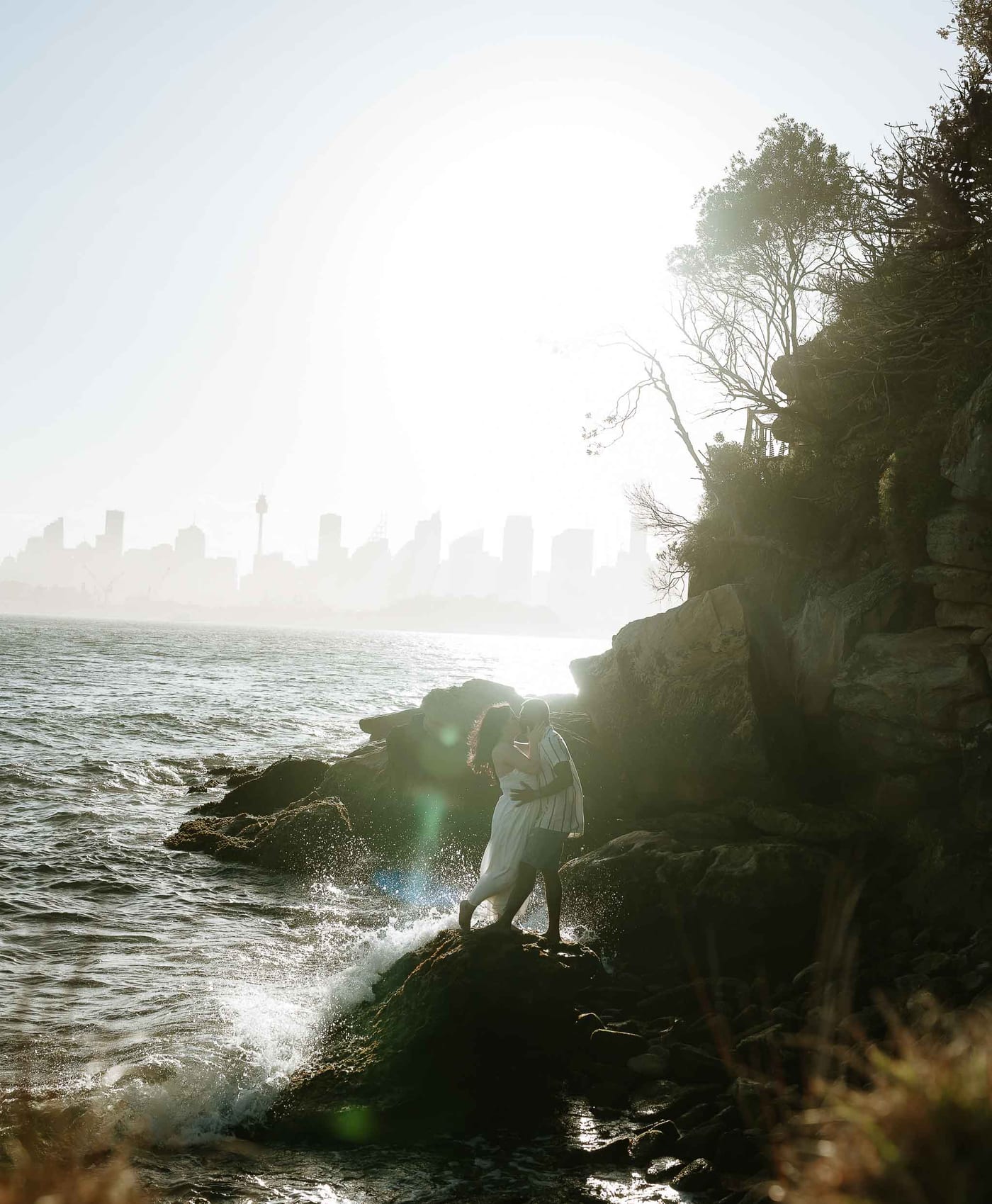 STEPHANIE AND SHANIL (Pre-wedding photoshoot at the Bradleys head, Mosman, North Sydney)