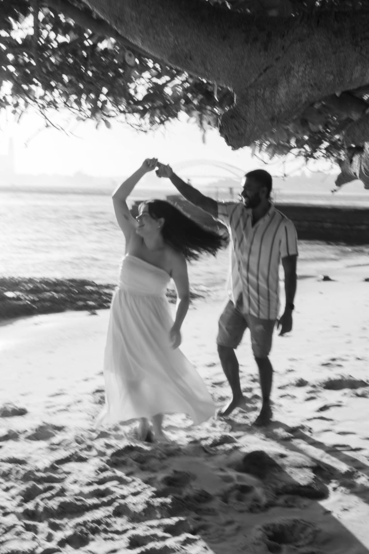 STEPHANIE AND SHANIL (Pre-wedding photoshoot at the Bradleys head, Mosman, North Sydney)