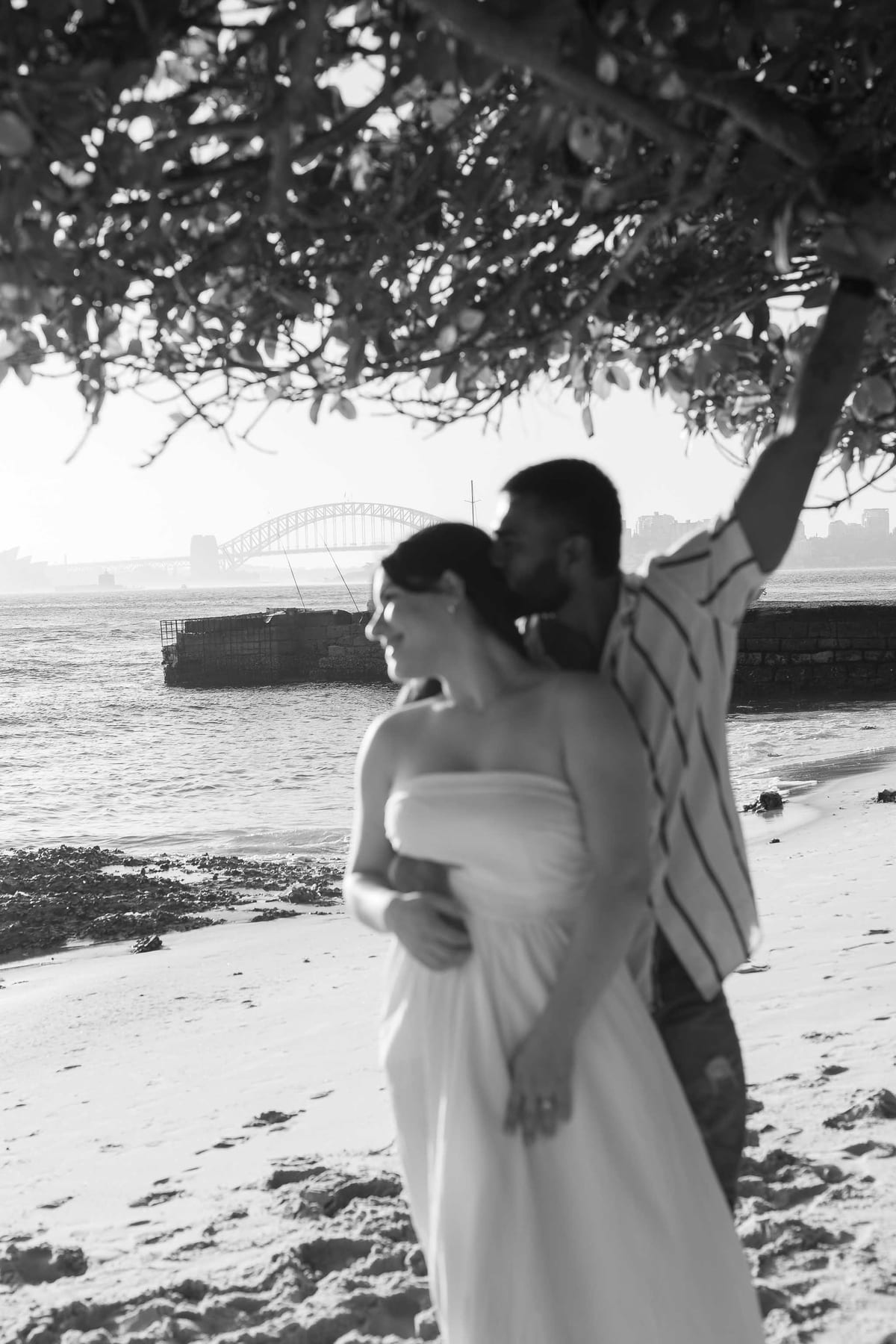 STEPHANIE AND SHANIL (Pre-wedding photoshoot at the Bradleys head, Mosman, North Sydney)