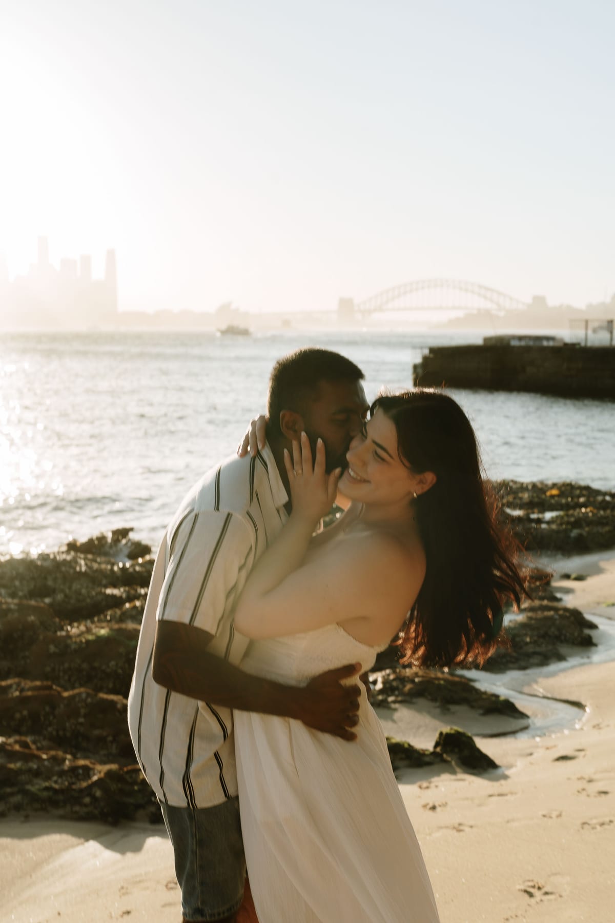 STEPHANIE AND SHANIL (Pre-wedding photoshoot at the Bradleys head, Mosman, North Sydney)