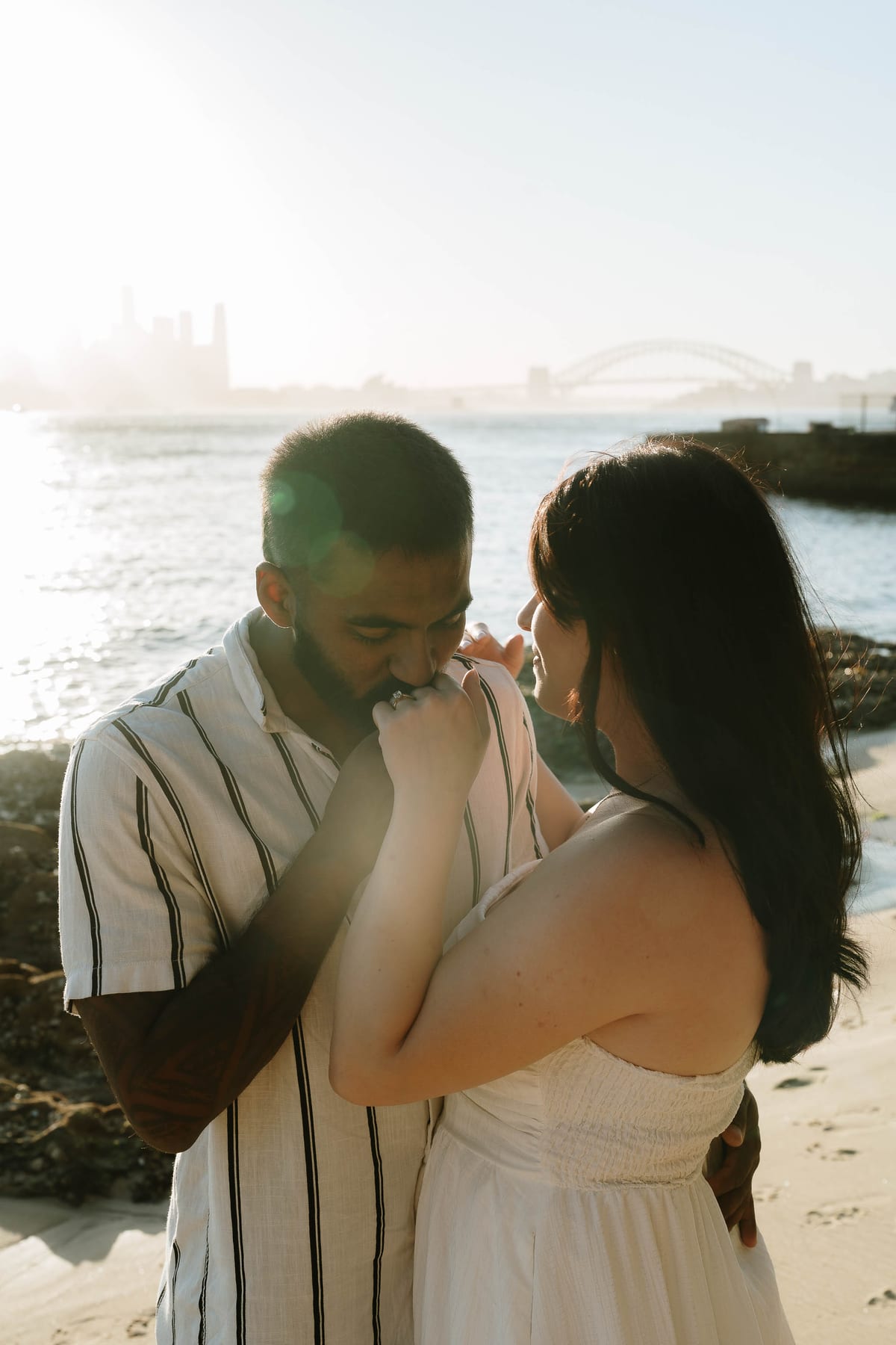 STEPHANIE AND SHANIL (Pre-wedding photoshoot at the Bradleys head, Mosman, North Sydney)