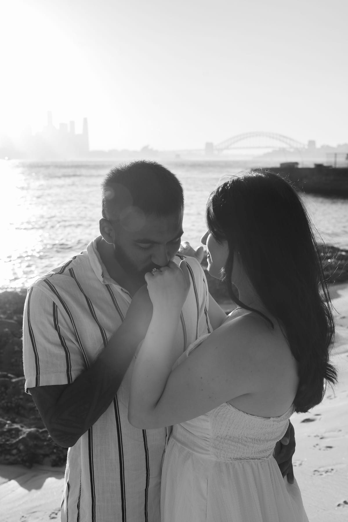 STEPHANIE AND SHANIL (Pre-wedding photoshoot at the Bradleys head, Mosman, North Sydney)