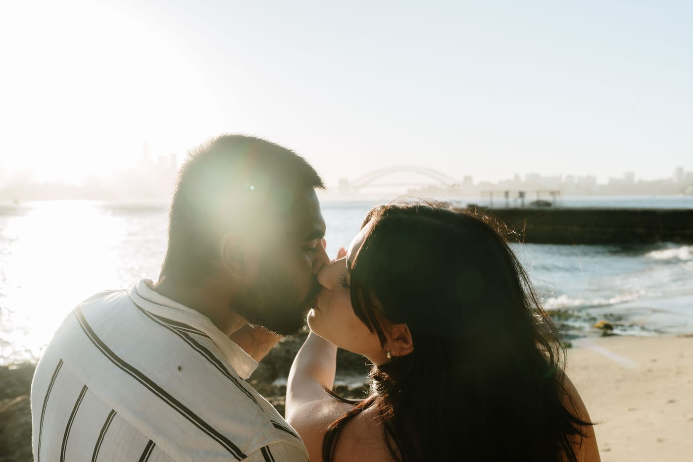STEPHANIE AND SHANIL (Pre-wedding photoshoot at the Bradleys head, Mosman, North Sydney)