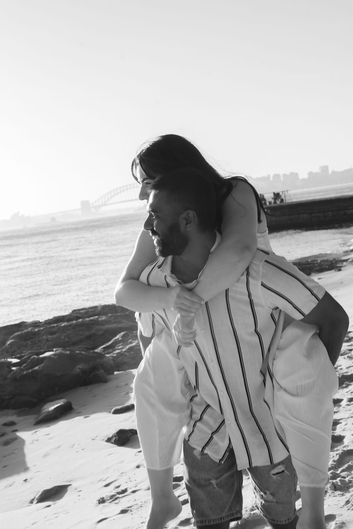 STEPHANIE AND SHANIL (Pre-wedding photoshoot at the Bradleys head, Mosman, North Sydney)