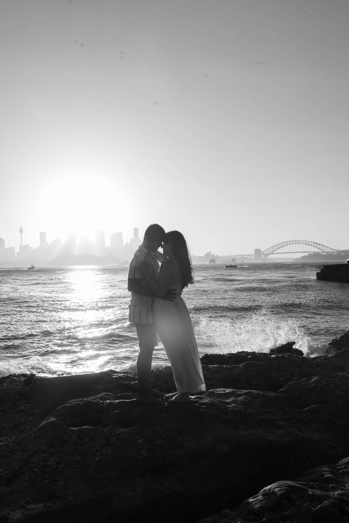 STEPHANIE AND SHANIL (Pre-wedding photoshoot at the Bradleys head, Mosman, North Sydney)