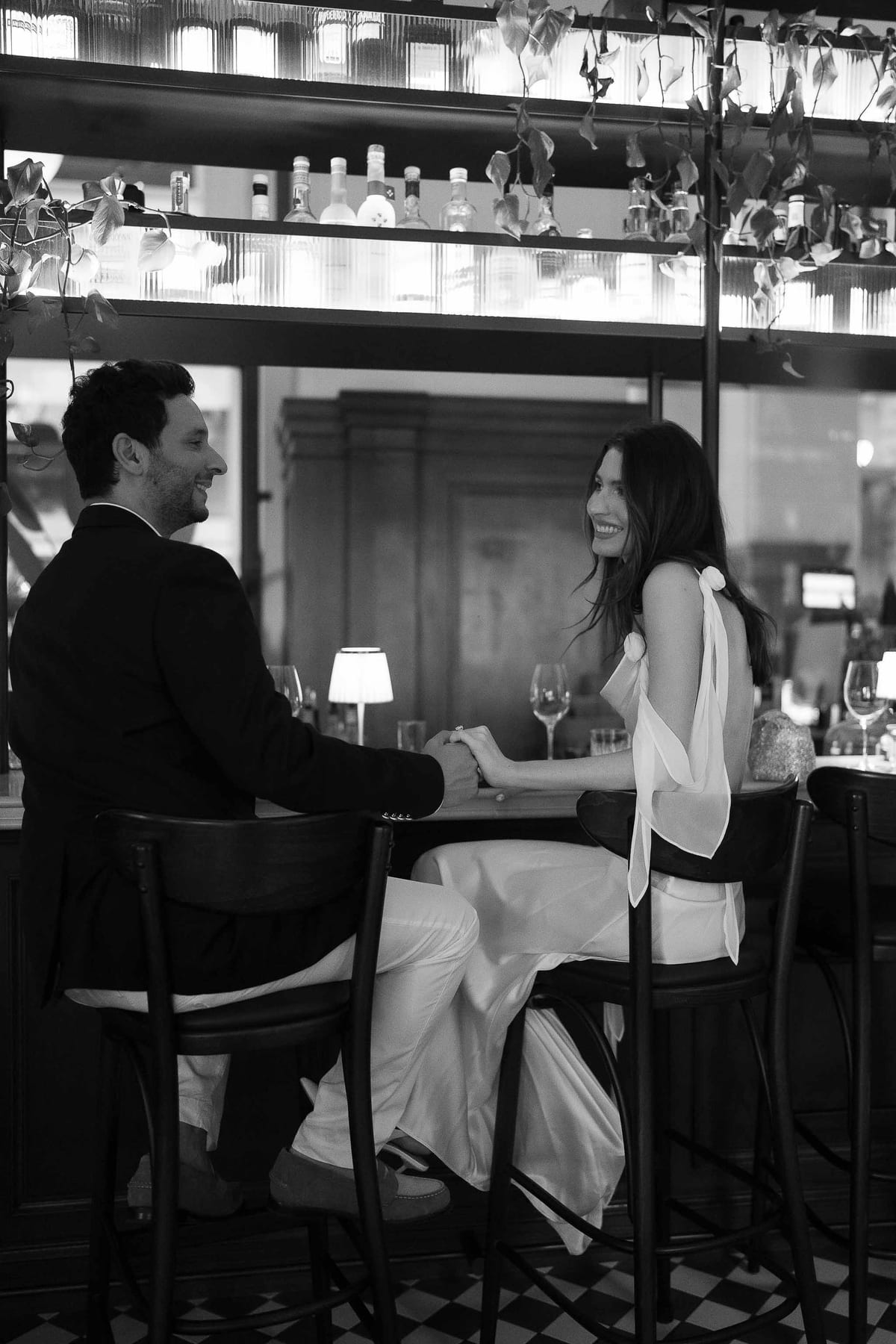 Christmas Date night couple photoshoot at St Marys cathedral, Morena bar and Martin place
