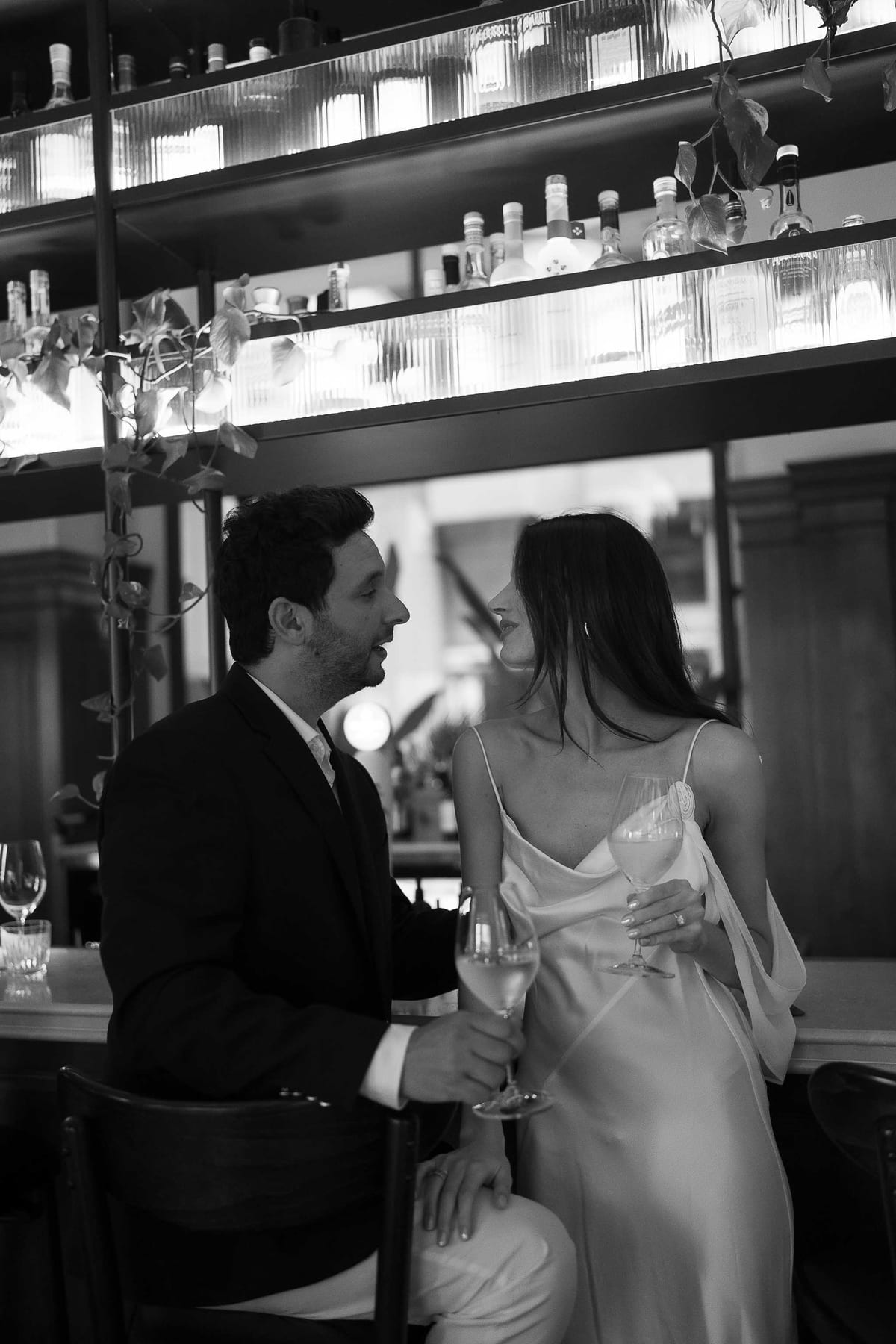 Christmas Date night couple photoshoot at St Marys cathedral, Morena bar and Martin place