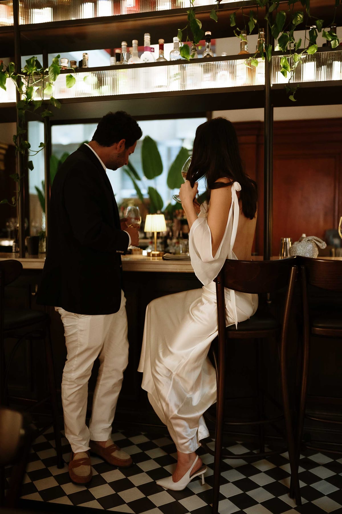 Christmas Date night couple photoshoot at St Marys cathedral, Morena bar and Martin place