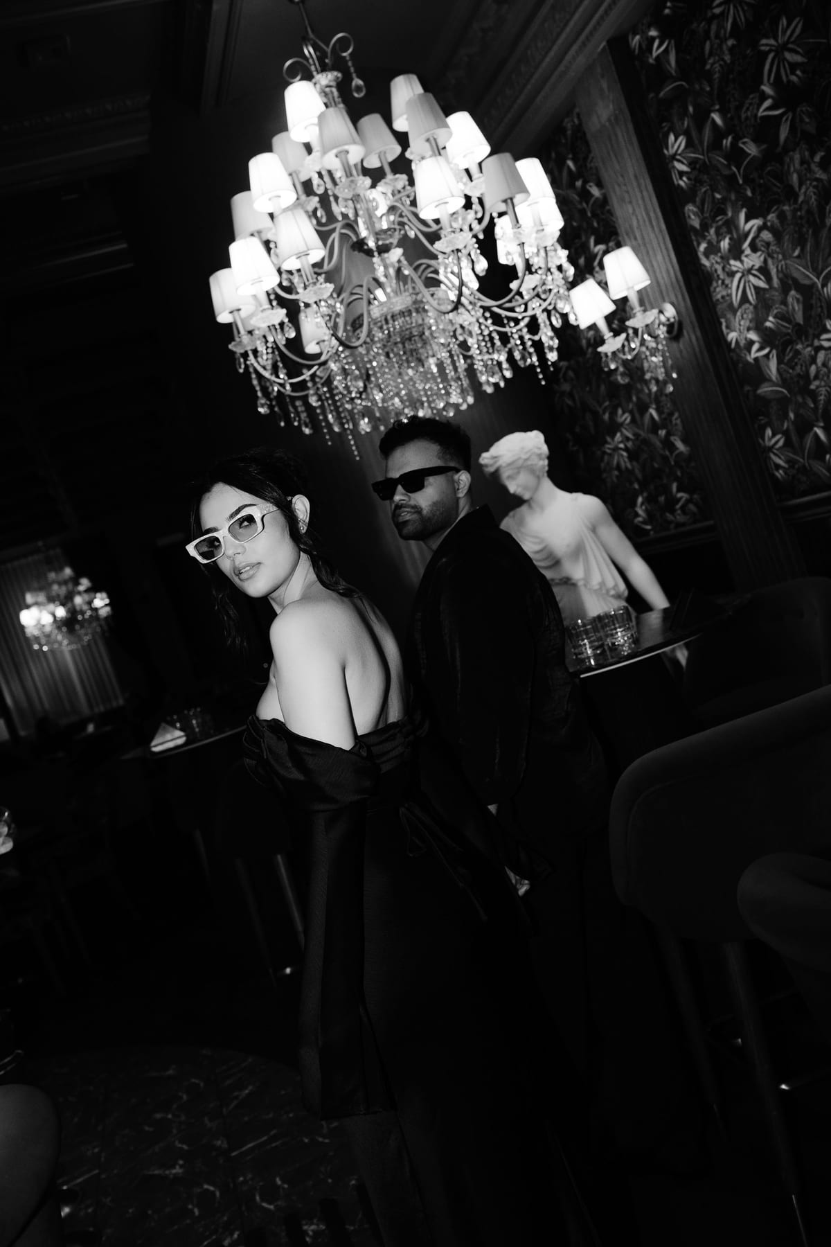 SUNREET AND PAVANAH (Hard flash editorial photoshoot at Cardea bar, Barangaroo)