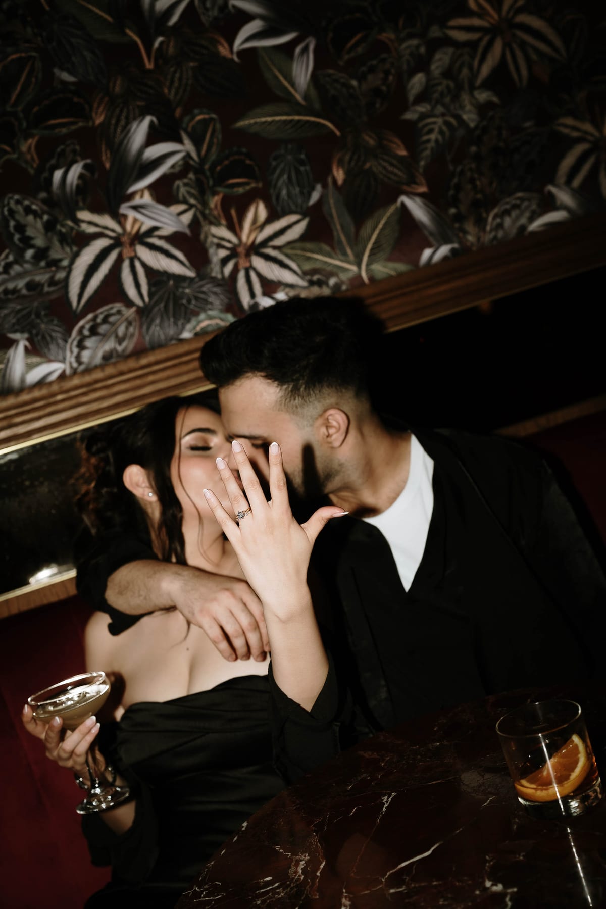 SUNREET AND PAVANAH (Hard flash editorial photoshoot at Cardea bar, Barangaroo)