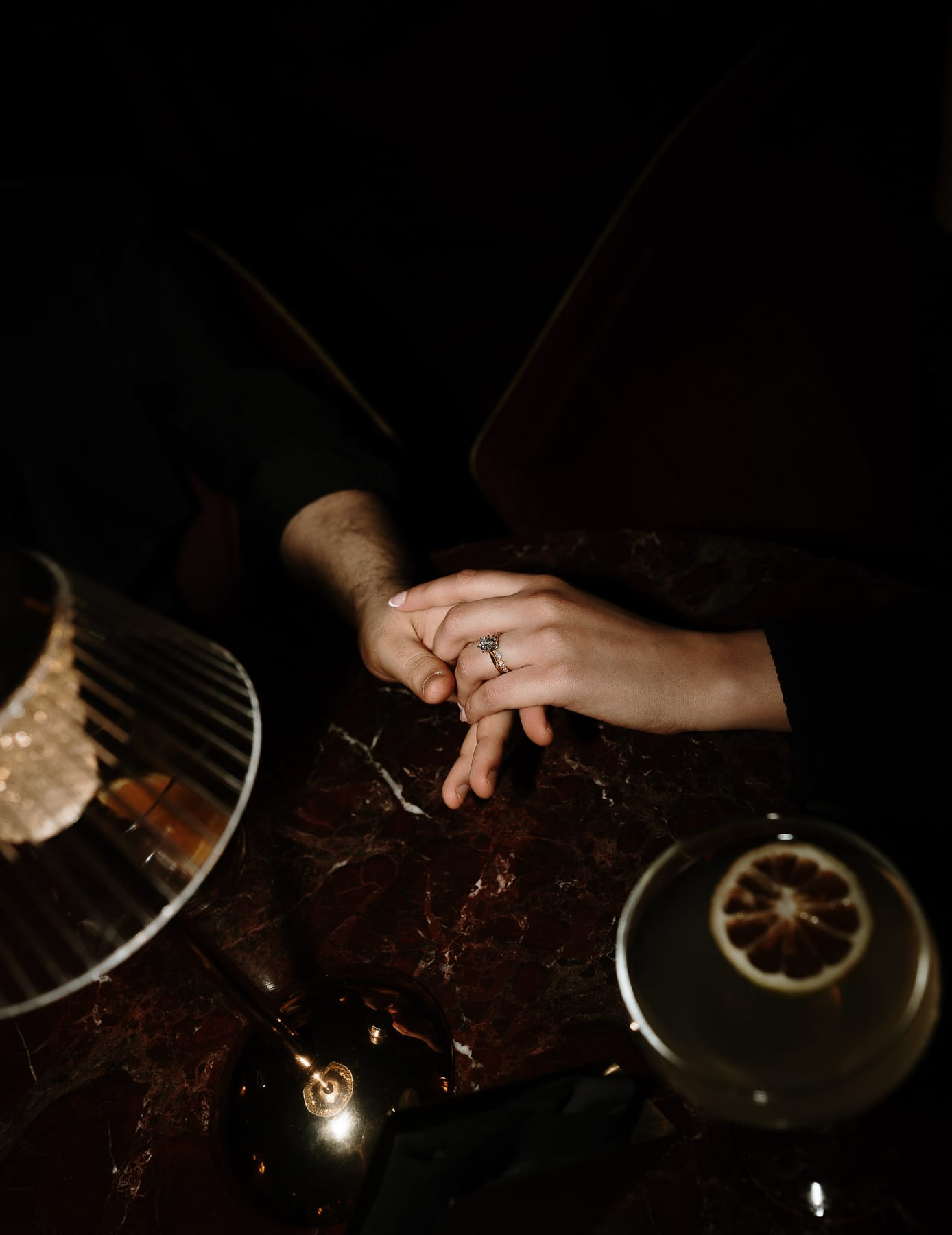 SUNREET AND PAVANAH (Hard flash editorial photoshoot at Cardea bar, Barangaroo)