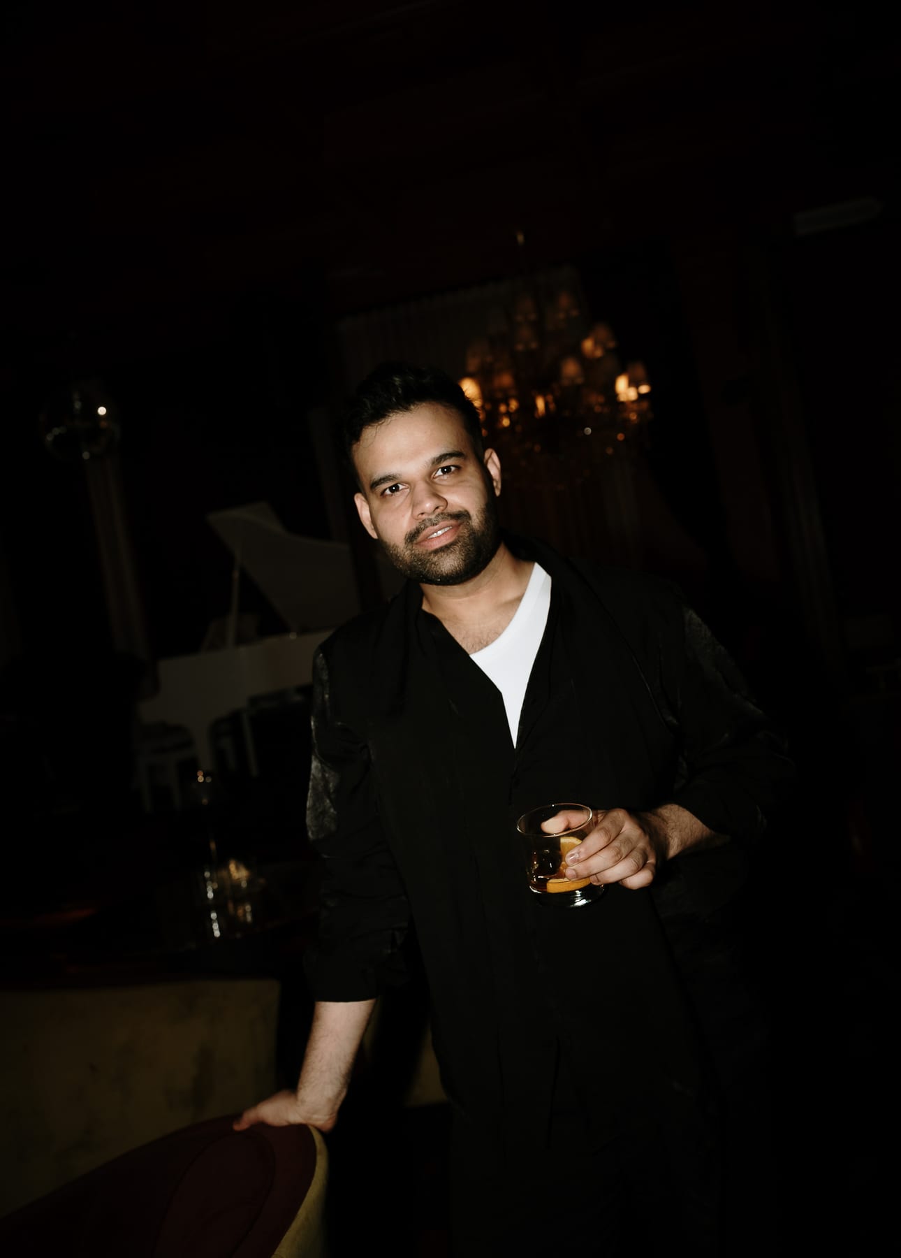 SUNREET AND PAVANAH (Hard flash editorial photoshoot at Cardea bar, Barangaroo)