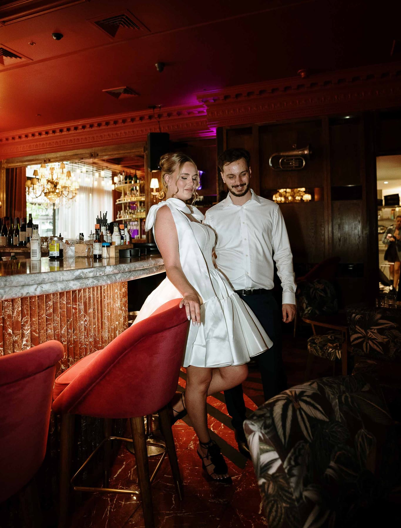 BLAKE AND TESS (Engagement photoshoot at Cardea bar, Barangaroo)