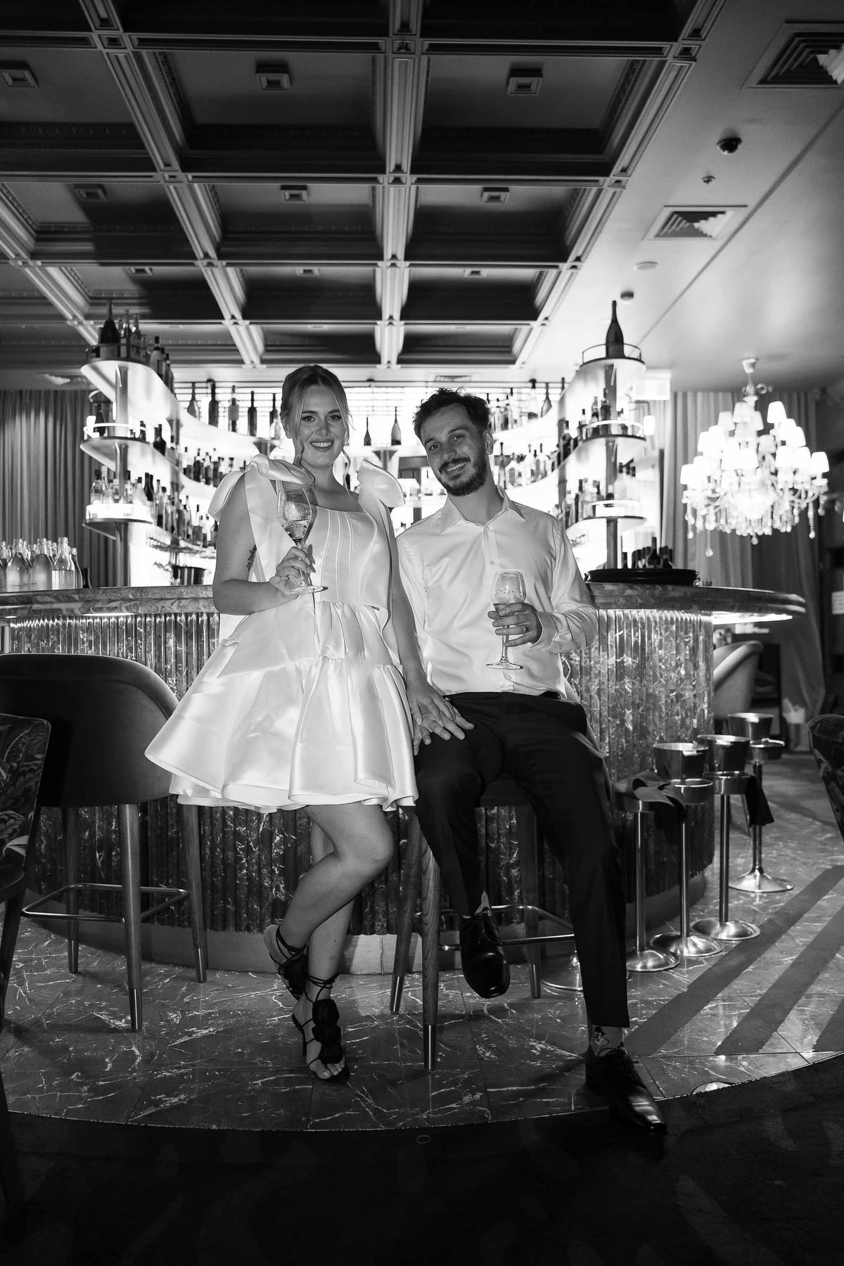 BLAKE AND TESS (Engagement photoshoot at Cardea bar, Barangaroo)