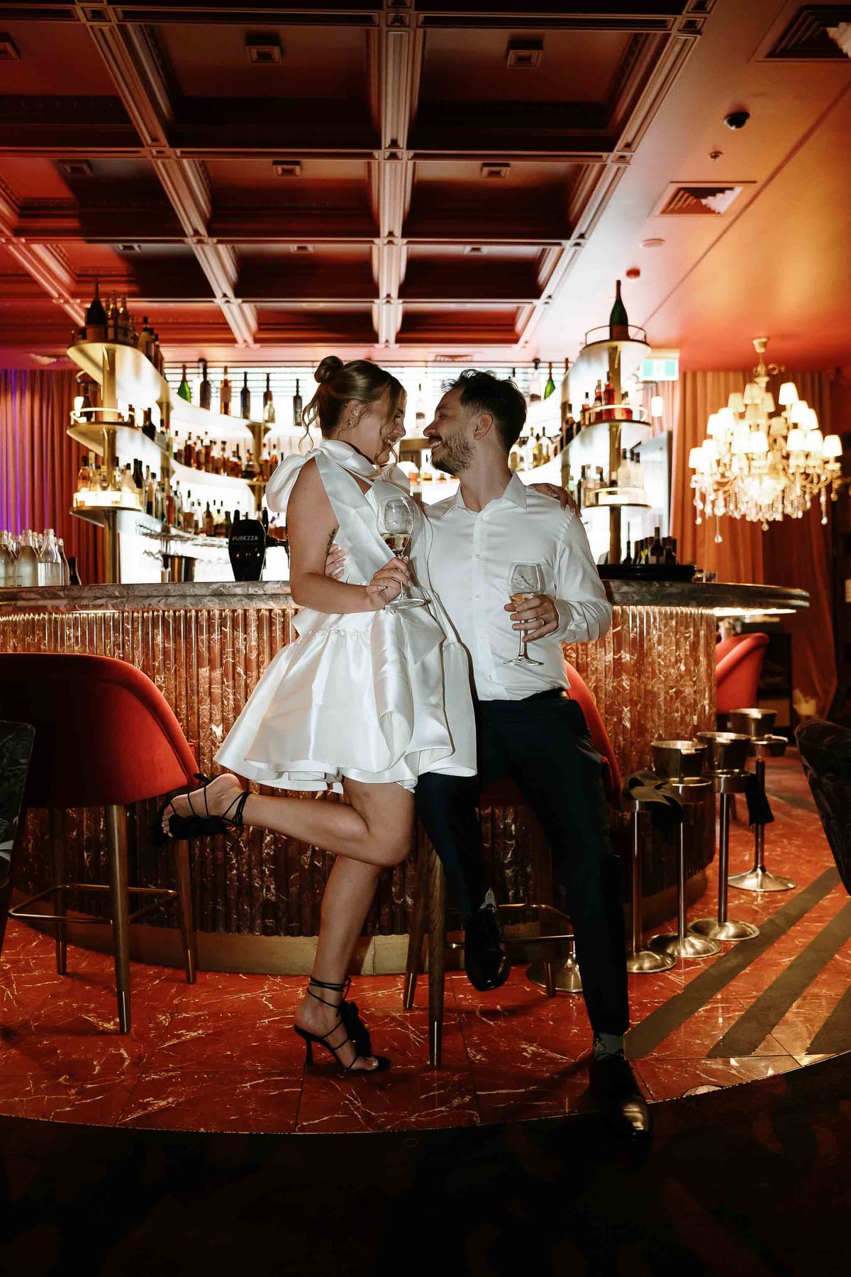 BLAKE AND TESS (Engagement photoshoot at Cardea bar, Barangaroo)