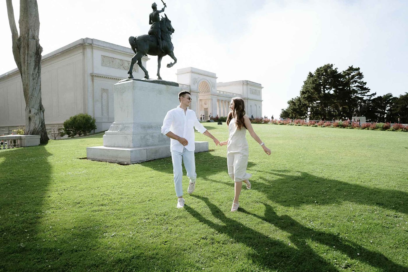 YANA AND DIMA (Couple photoshoot at the Legion of Honor, San Francisco)