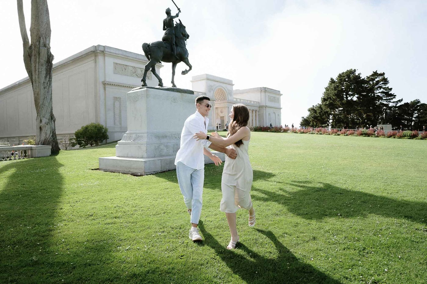 YANA AND DIMA (Couple photoshoot at the Legion of Honor, San Francisco)