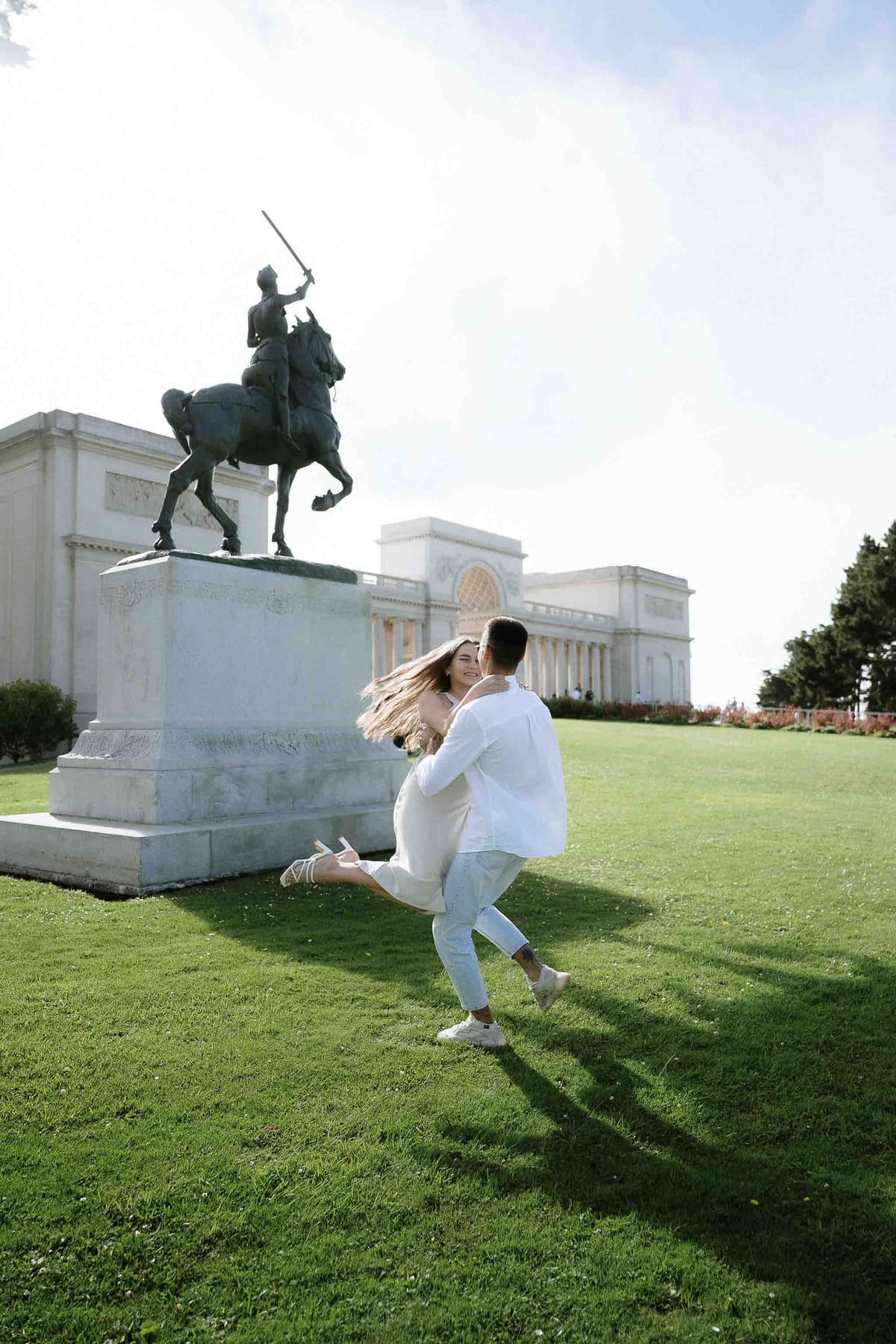 YANA AND DIMA (Couple photoshoot at the Legion of Honor, San Francisco)