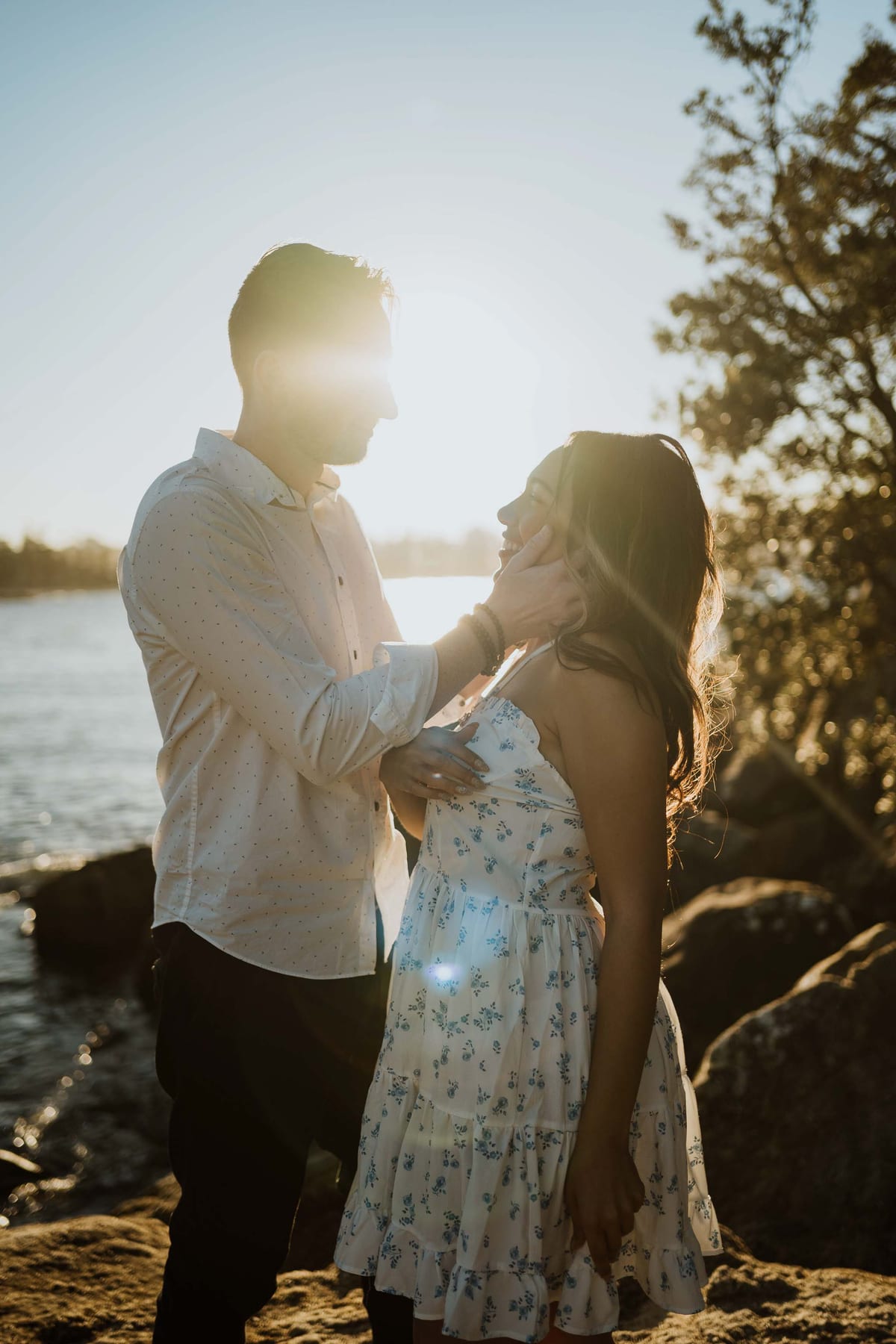 CALEB AND CALANDRA (Underwater sunset photoshoot at Shelly Beach, Manly)