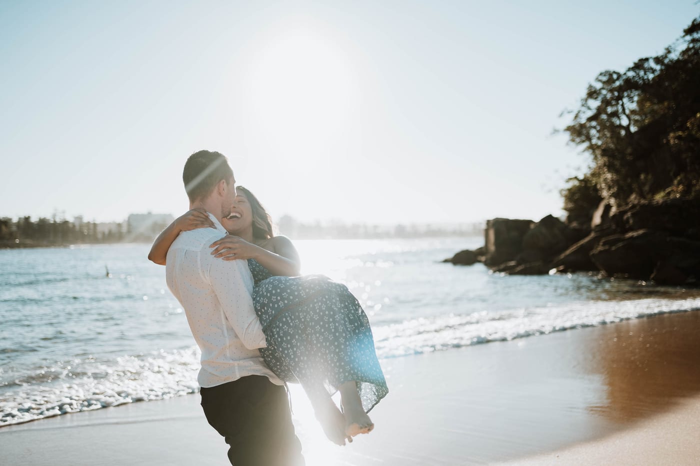 CALEB AND CALANDRA (Underwater sunset photoshoot at Shelly Beach, Manly)