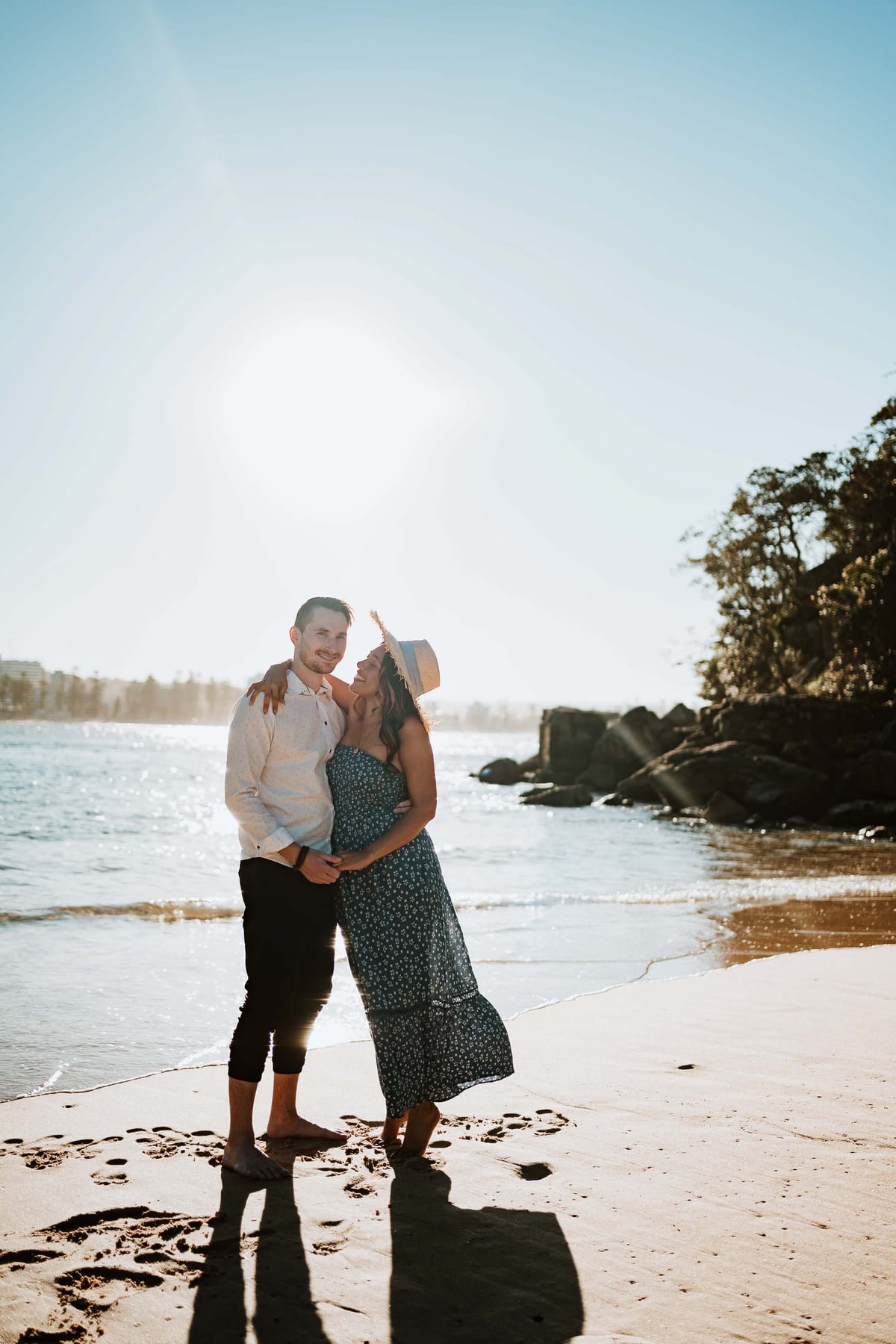 CALEB AND CALANDRA (Underwater sunset photoshoot at Shelly Beach, Manly)