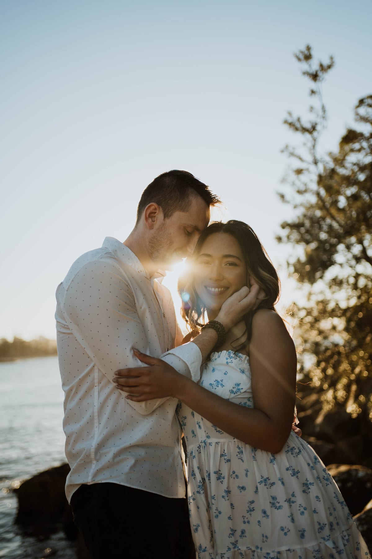 CALEB AND CALANDRA (Underwater sunset photoshoot at Shelly Beach, Manly)