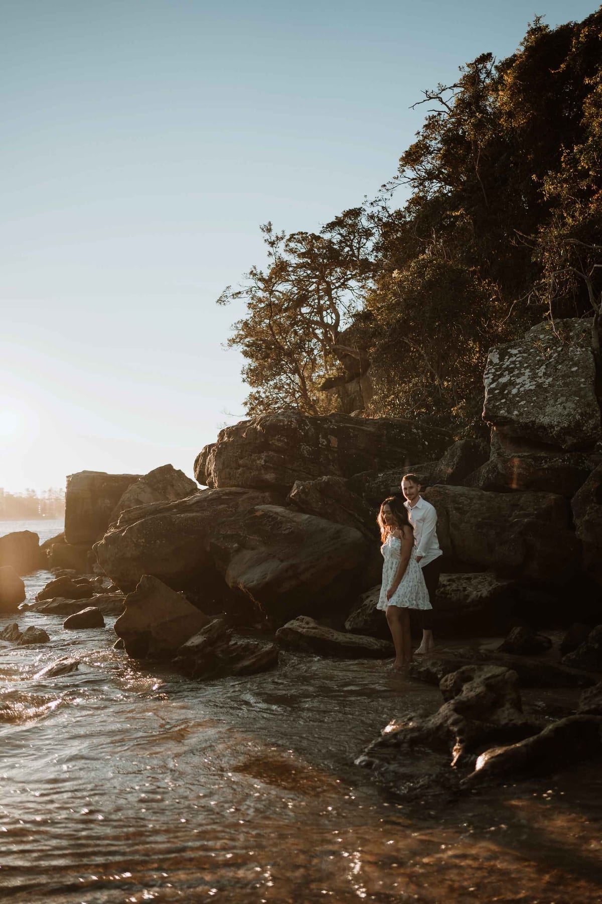 CALEB AND CALANDRA (Underwater sunset photoshoot at Shelly Beach, Manly)