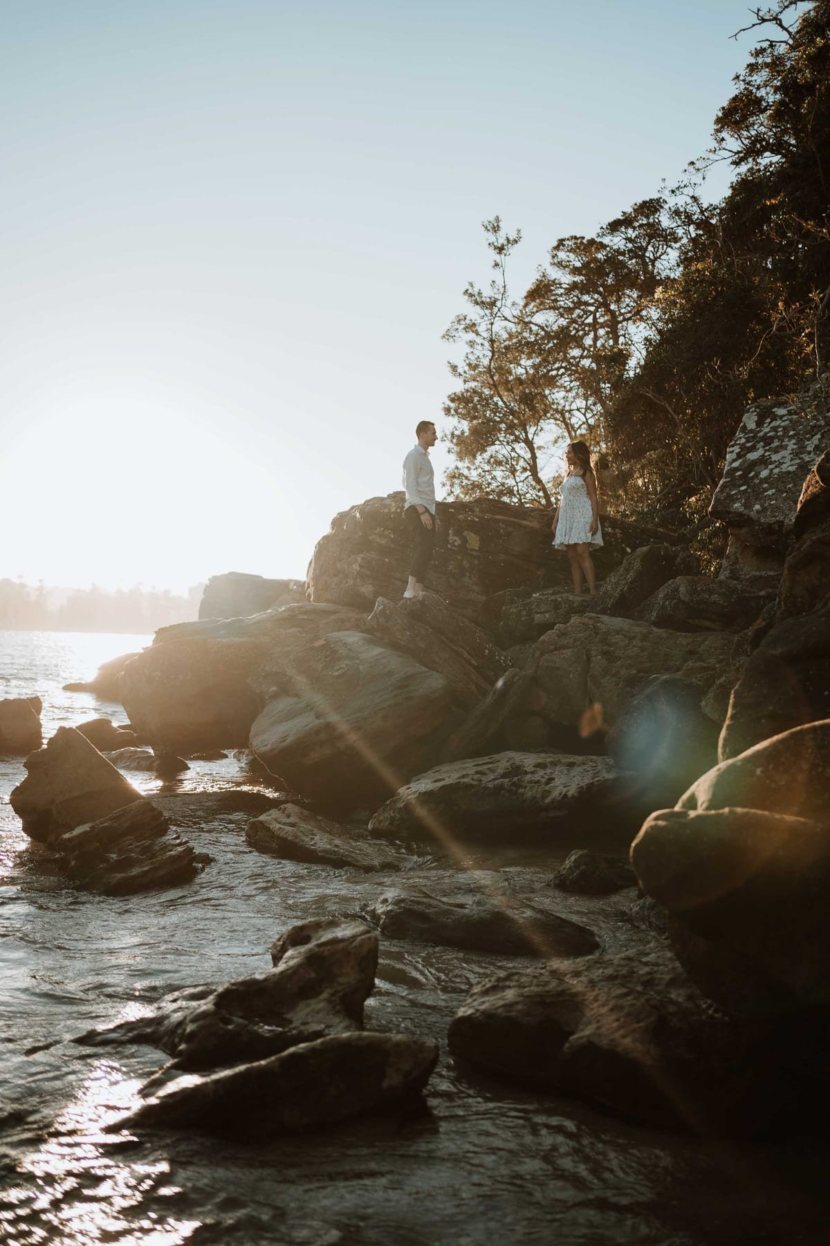 CALEB AND CALANDRA (Underwater sunset photoshoot at Shelly Beach, Manly)