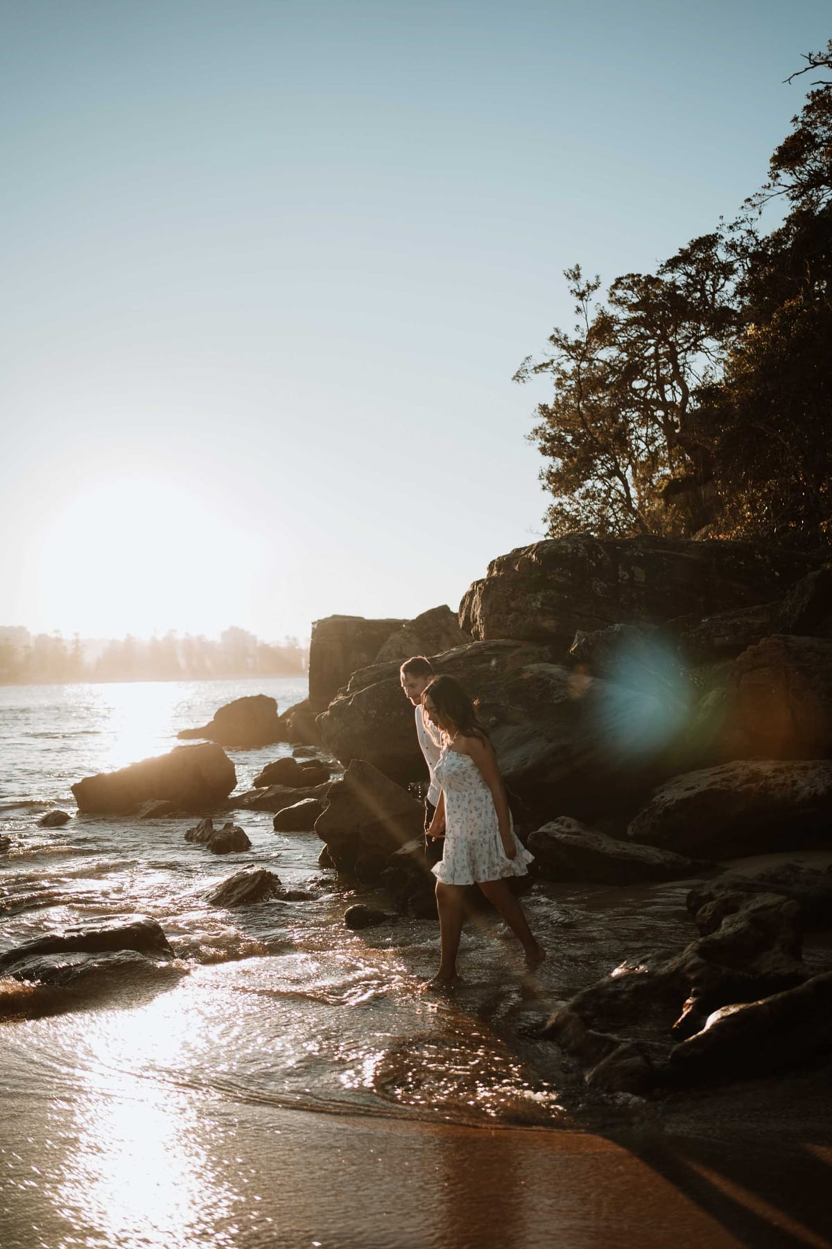 CALEB AND CALANDRA (Underwater sunset photoshoot at Shelly Beach, Manly)