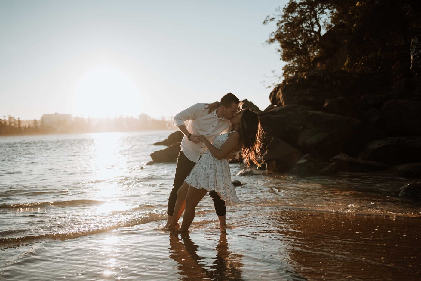 CALEB AND CALANDRA (Underwater sunset photoshoot at Shelly Beach, Manly)