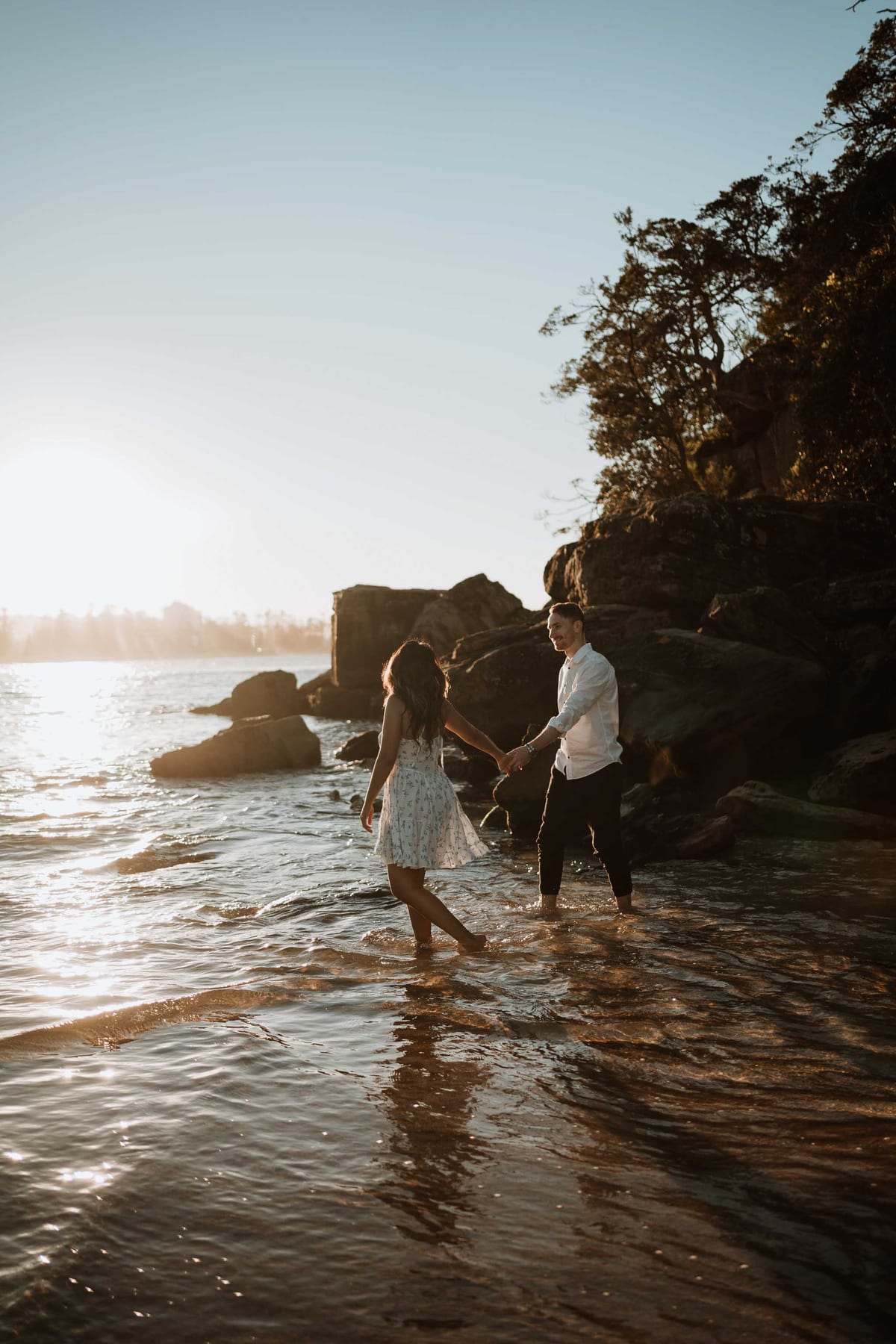 CALEB AND CALANDRA (Underwater sunset photoshoot at Shelly Beach, Manly)